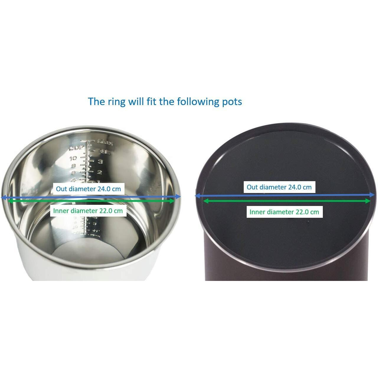 "&quotGjs Gourmet Rubber Gasket Compatible With All 5 & 6 Quart Power Cooker Xl Ppc770, Ppc770-1, Ppc771, Pro, Wal1, Wal2 And Ybd60-100"". This Gasket Is Not Created Or Sold By Power Cooker.