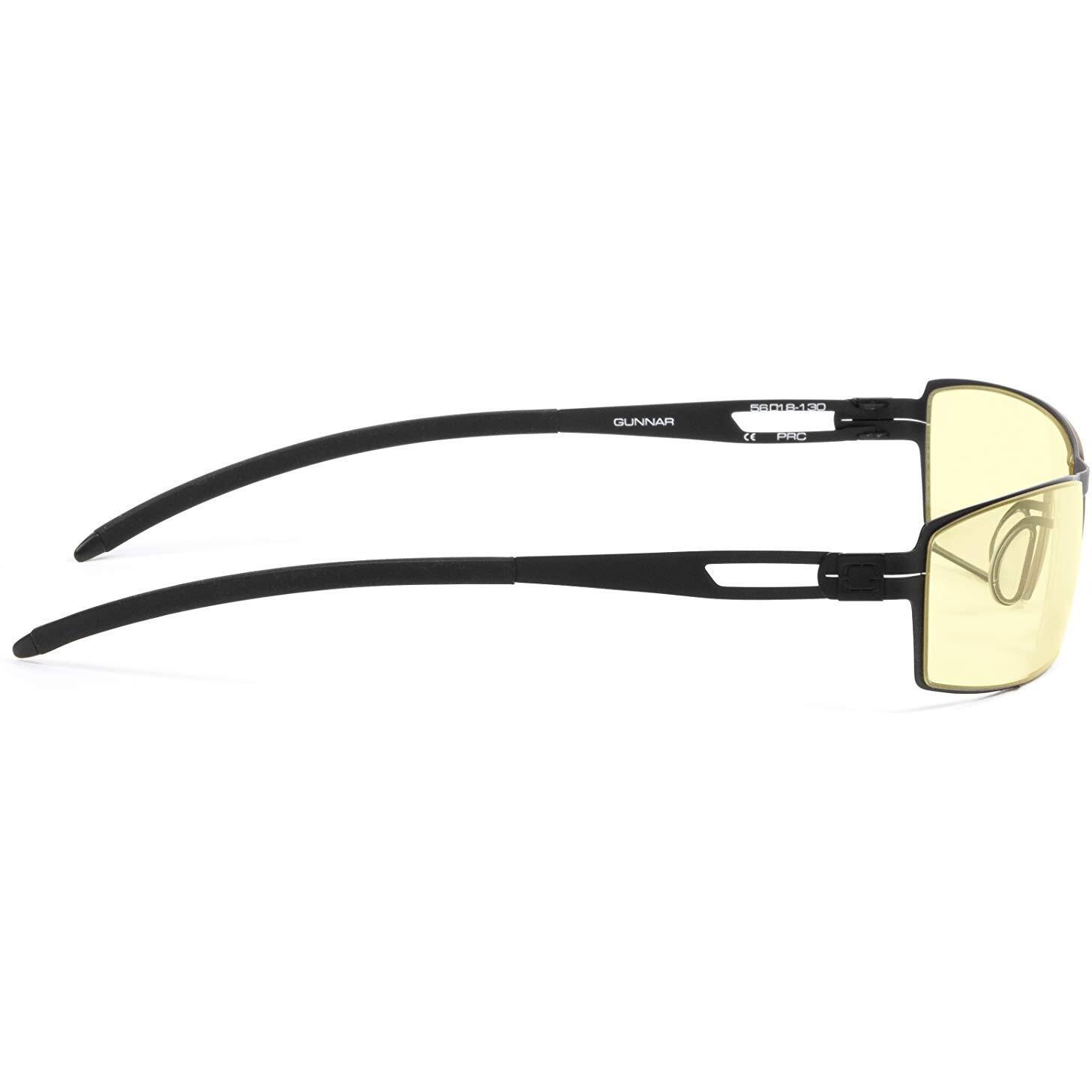 Gunnar - Premium Gaming And Computer Glasses - Blocks 65% Blue Light - Sheadog, Onyx, Amber Tint