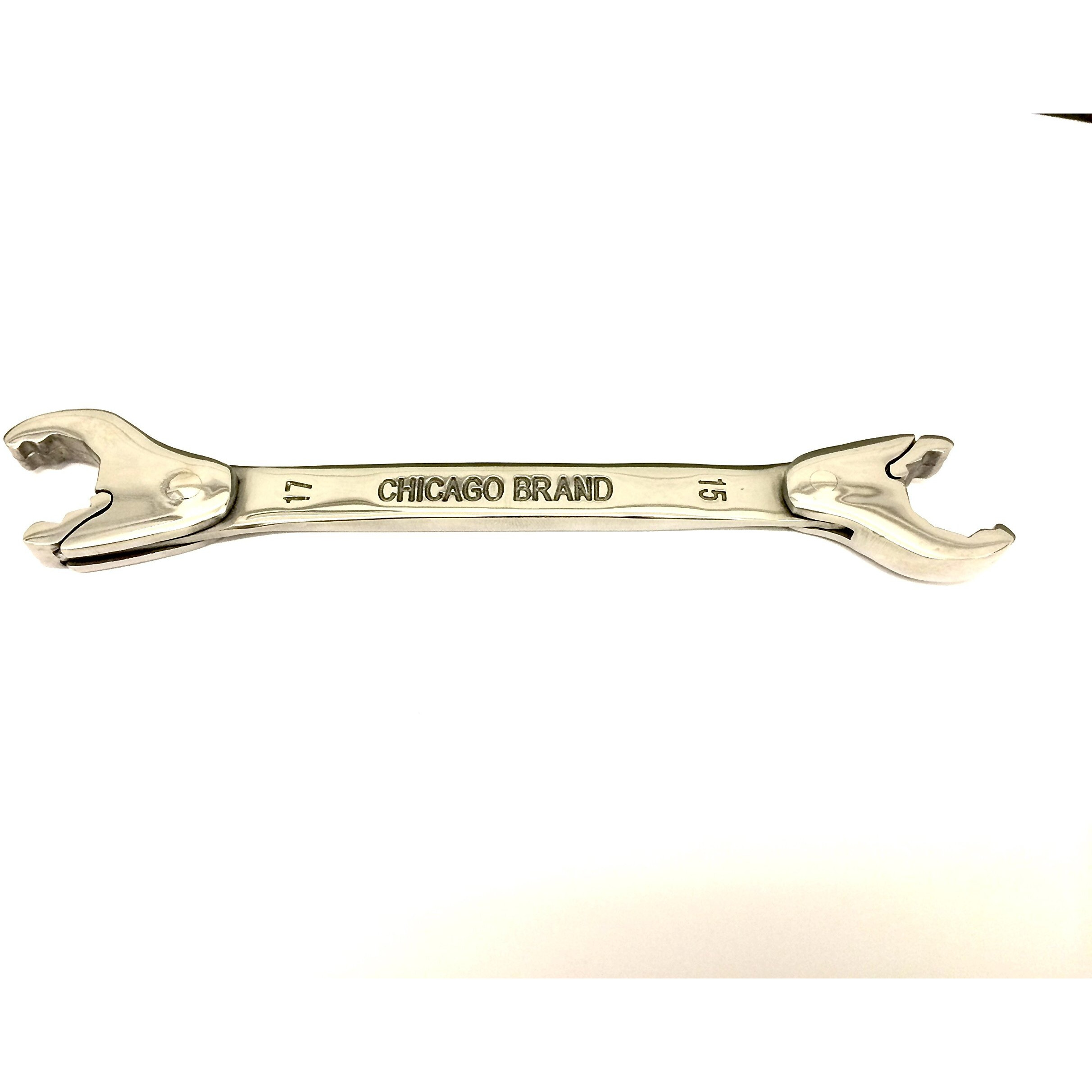 Alden Wrench 56039 Double Head Ratching Open-End Wrench 3 Piece Set Metric