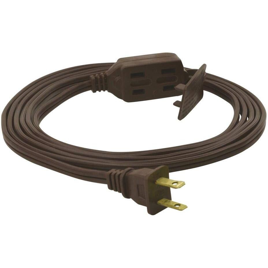 Prime Wire & Cable Ec670606 6-Foot 16/2 Spt-2 3-Outlet Indoor Cord, Brown