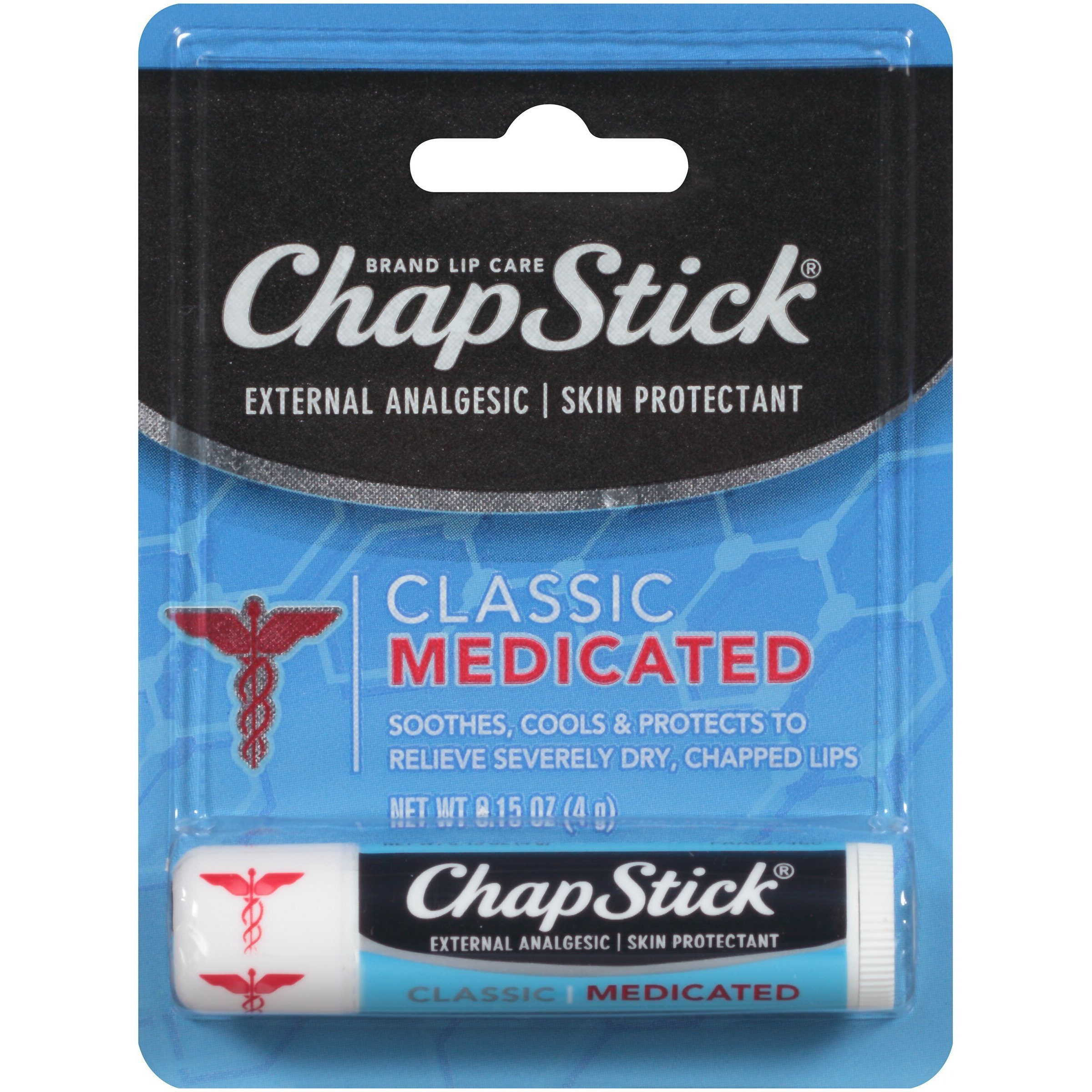 Chapstick Classic Medicated External Analgesic & Skin Protectant Stick