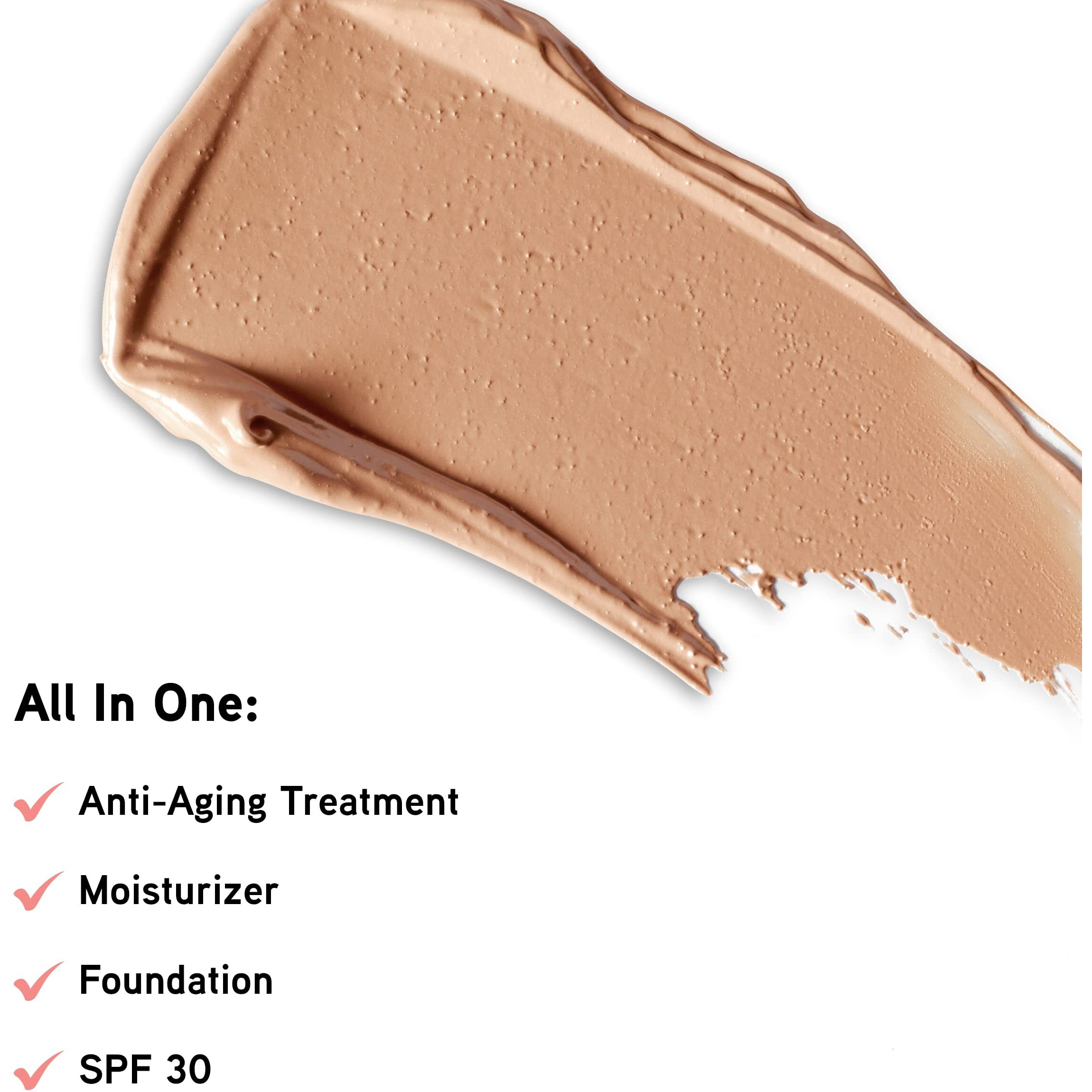 Physicians Formula Super Cc+ Cream Color-Correction + Care Cream Full Coverage Light Foundation, Anti Aging Hydrating Serum, For Uneven Skin Tone, Dermatologist Approved
