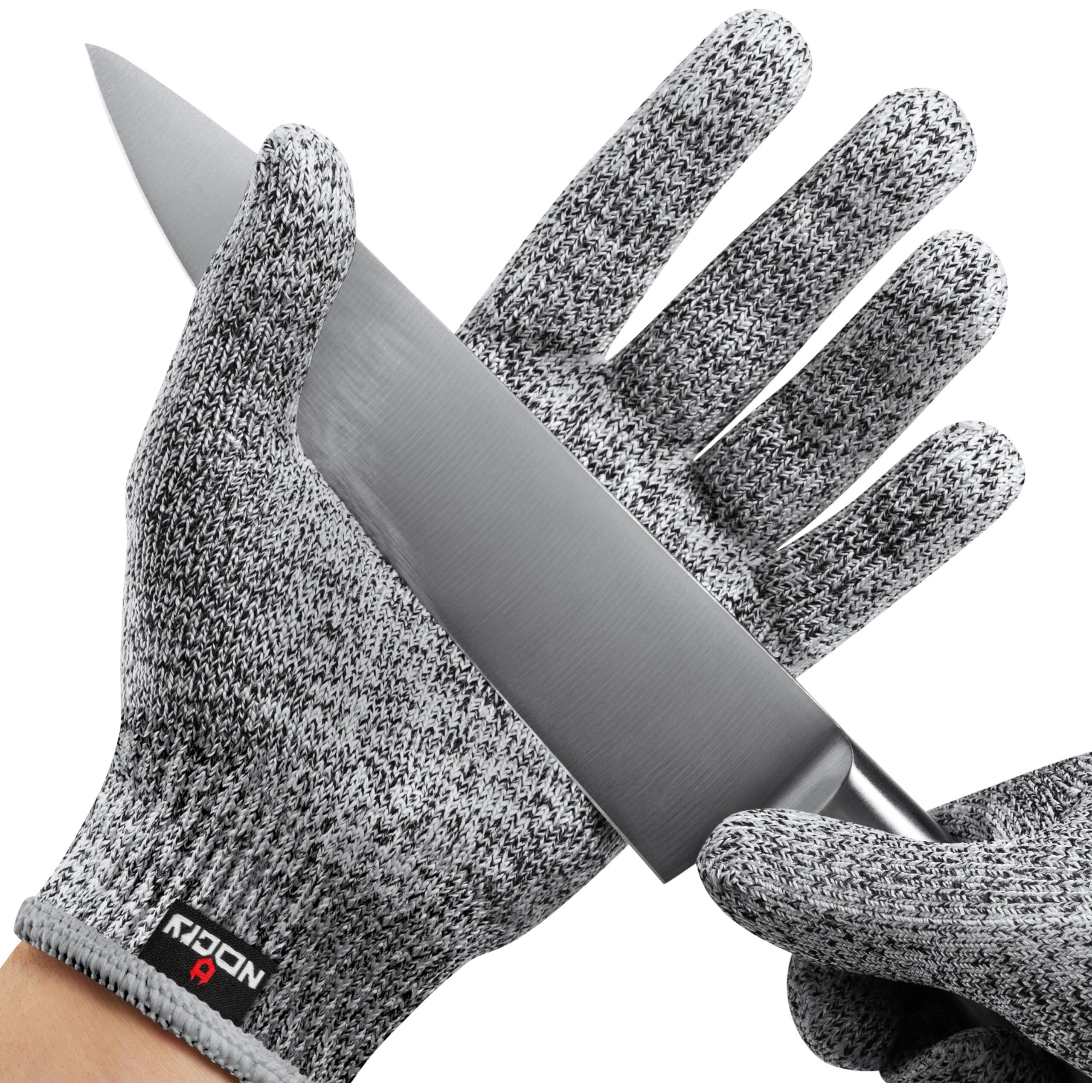 Nocry Premium Cut Resistant Gloves Food Grade - Level 5 Protection Ambidextrous Machine Washable Superior Comfort And Dexterity Lightweight Protective Gloves Complimentary Ebook