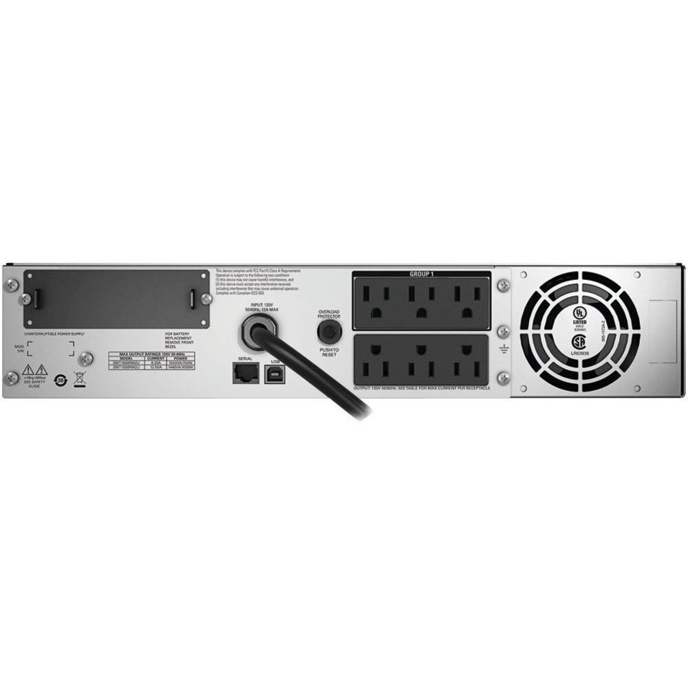 Apc Smart-Ups Rm Smt1500Rm2U 1000W/1440Va 2U Rackmount Lcd Ups System