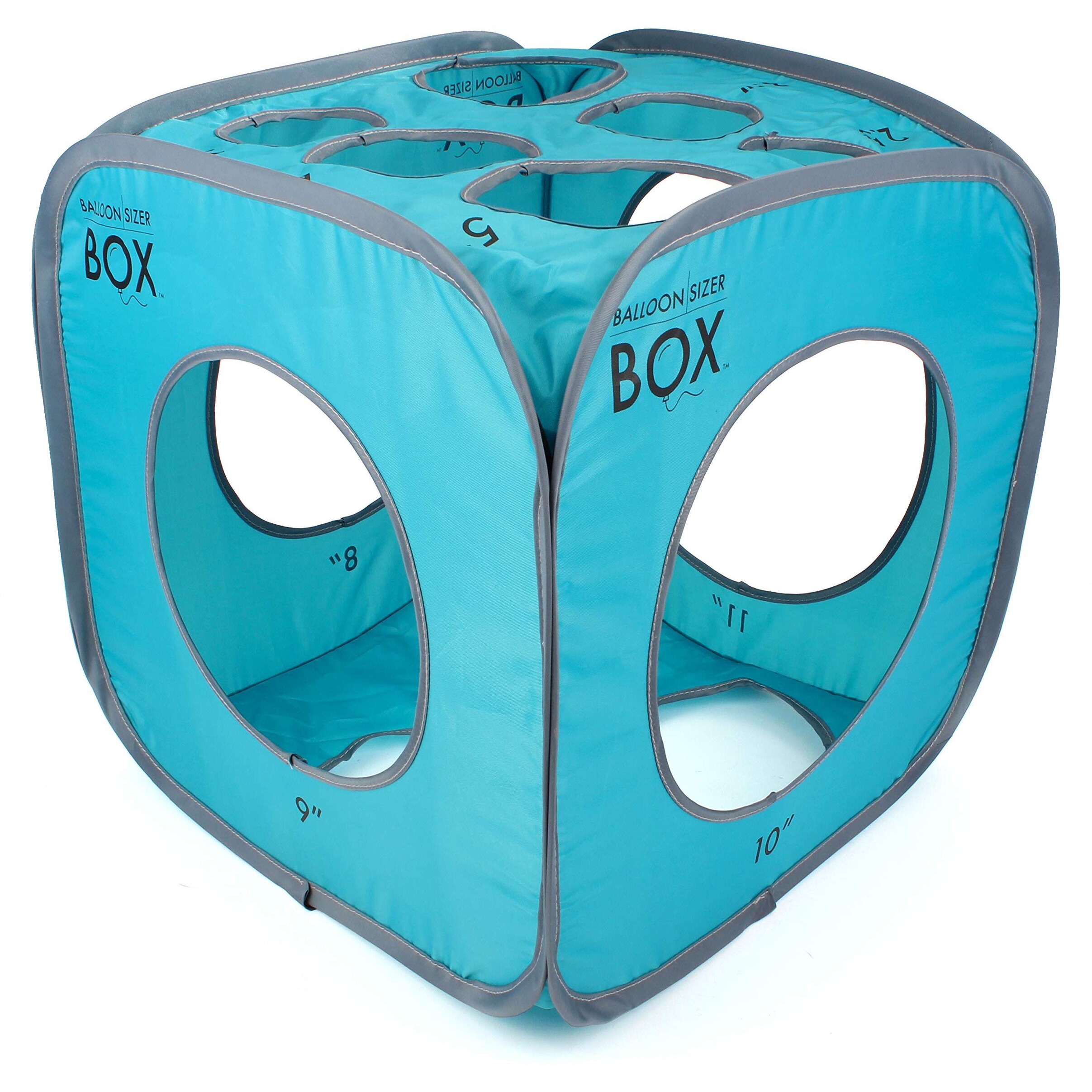 Balloon Sizer Box - Balloon Measurement Box For Balloon Decorations, Balloon Arches, Balloon Columns, & Balloon Centerpieces - 13 Hole Balloon Box