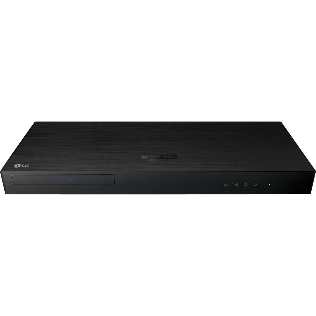 New Lg Ubk90 Uhd Streaming - 4K - 2D/3D - Region Free Blu Ray Disc Dvd Player - Pal/Ntsc - Usb - 100-240V 50/60Hz For World-Wide Use & 6 Feet Multi System 4K Hdmi Cable