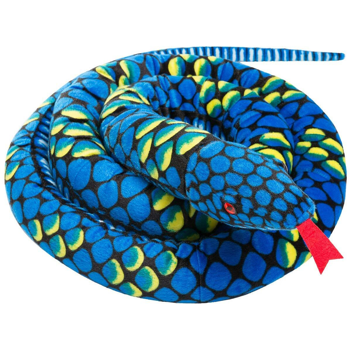 Muove Snake Stuffed Animal, Plush Large Snake Realistic Snake Toy, 110 Inch Gifts For Kids