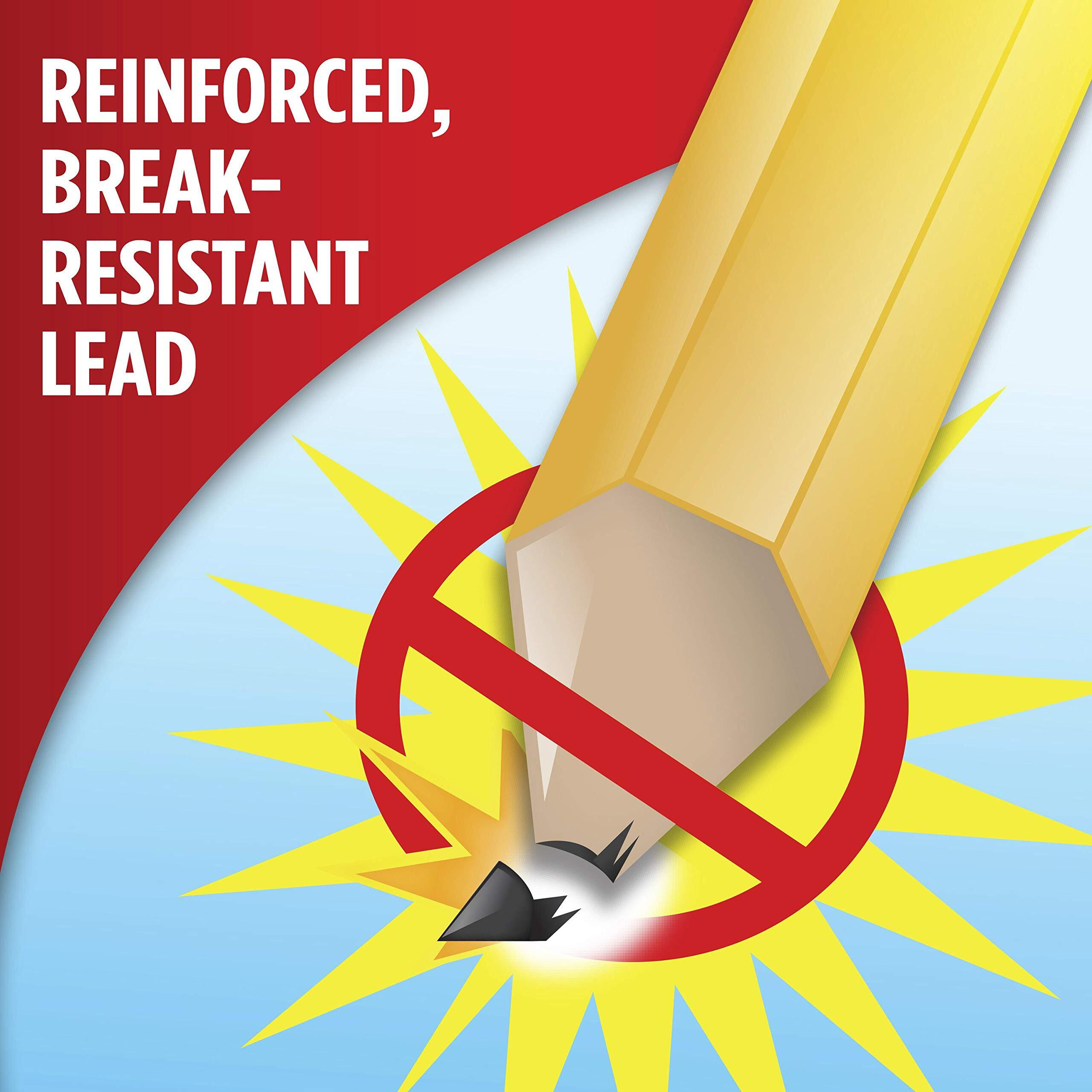 Paper Mate Everstrong 2 Pencils, Reinforced, Break-Resistant Lead When Writing, 72 Count