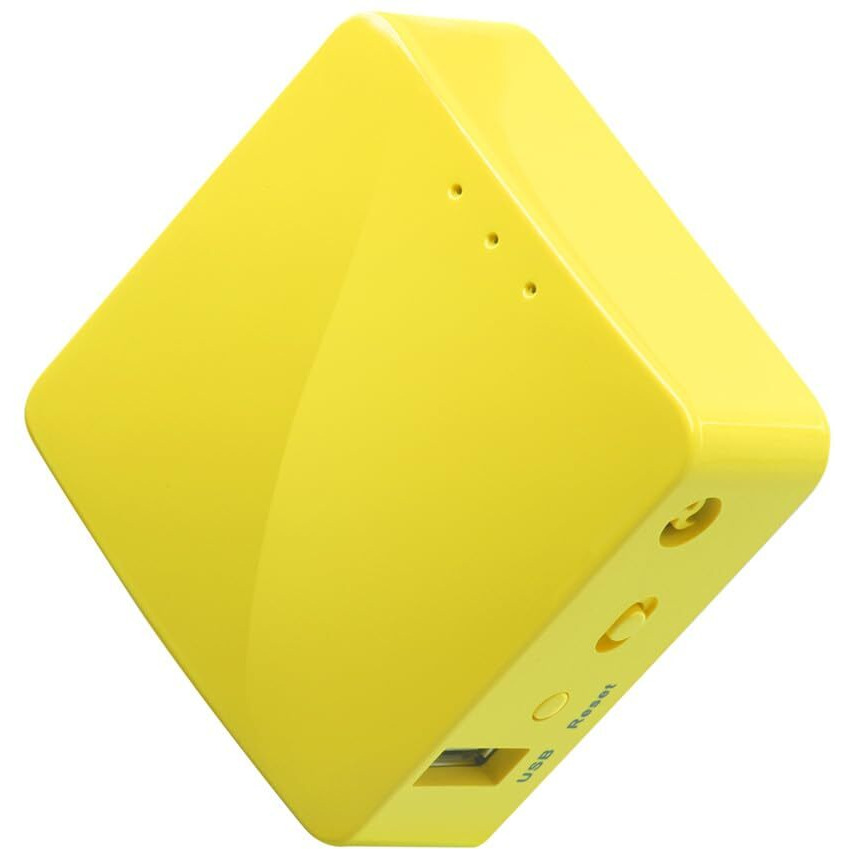 Gl.Inet Gl-Mt300N-V2(Mango) Portable Mini Travel Wireless Pocket Vpn Wifi Router - Access Point/Extender/Wds | Openwrt | 2 X Ethernet Ports | Openvpn/Wireguard Vpn | Usb 2.0 | 128Mb Ram