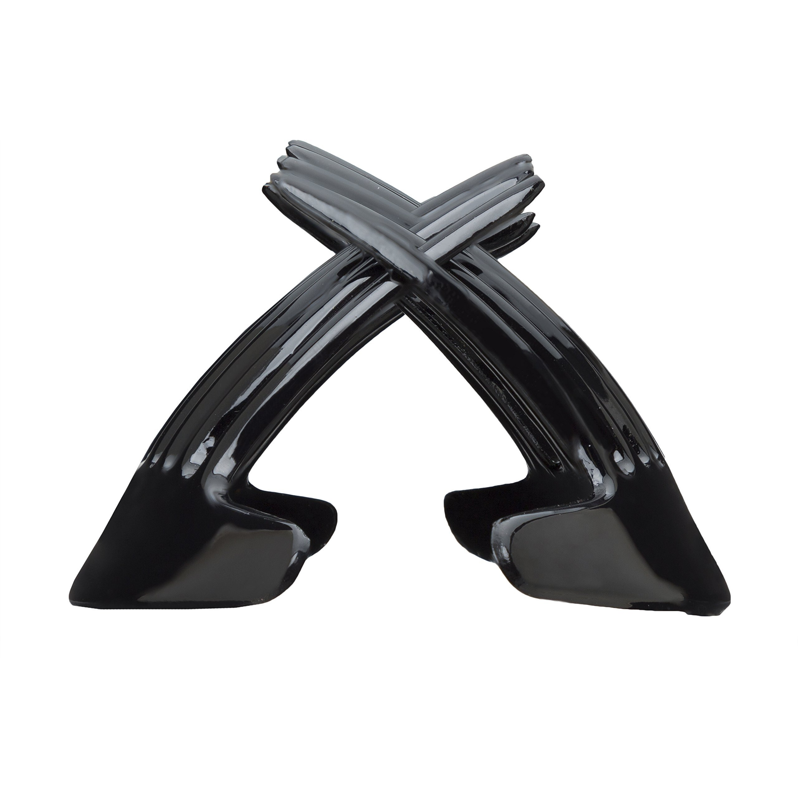 France Luxe Belle Interlocking Comb Pair - Black