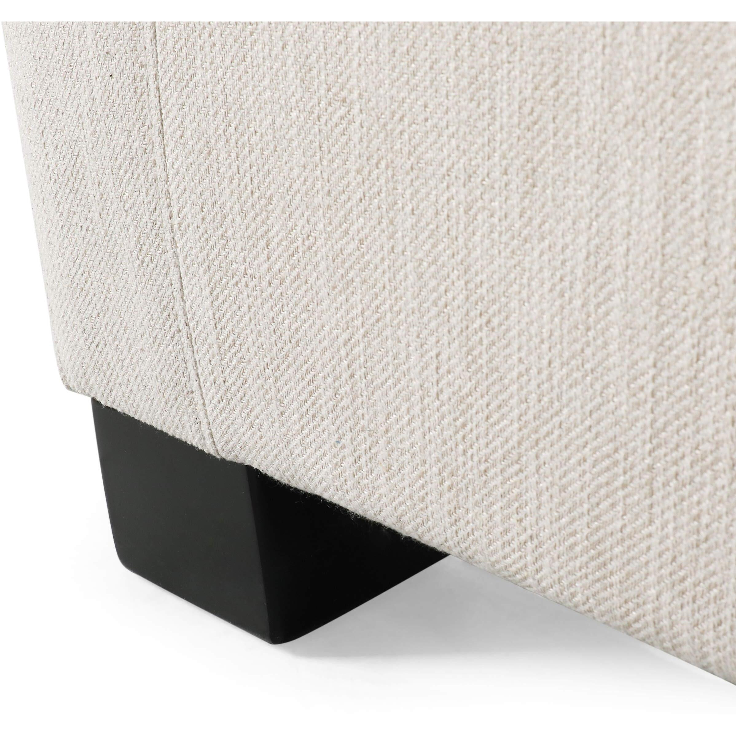 Christopher Knight Home Wesley Contemporary Fabric Club Chair, Beige, Dark Brown 33.5D X 33.75W X 32H Inch