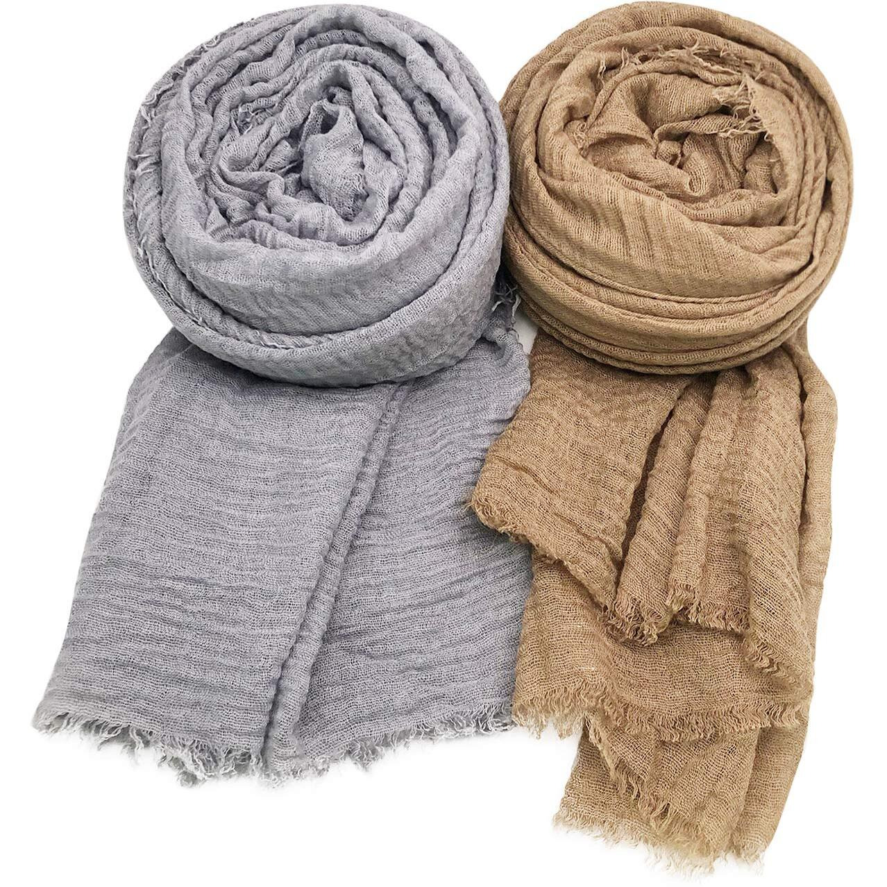 Women Scarf Shawl For All Season 3Pcs Scarve Wrap Scarve A.