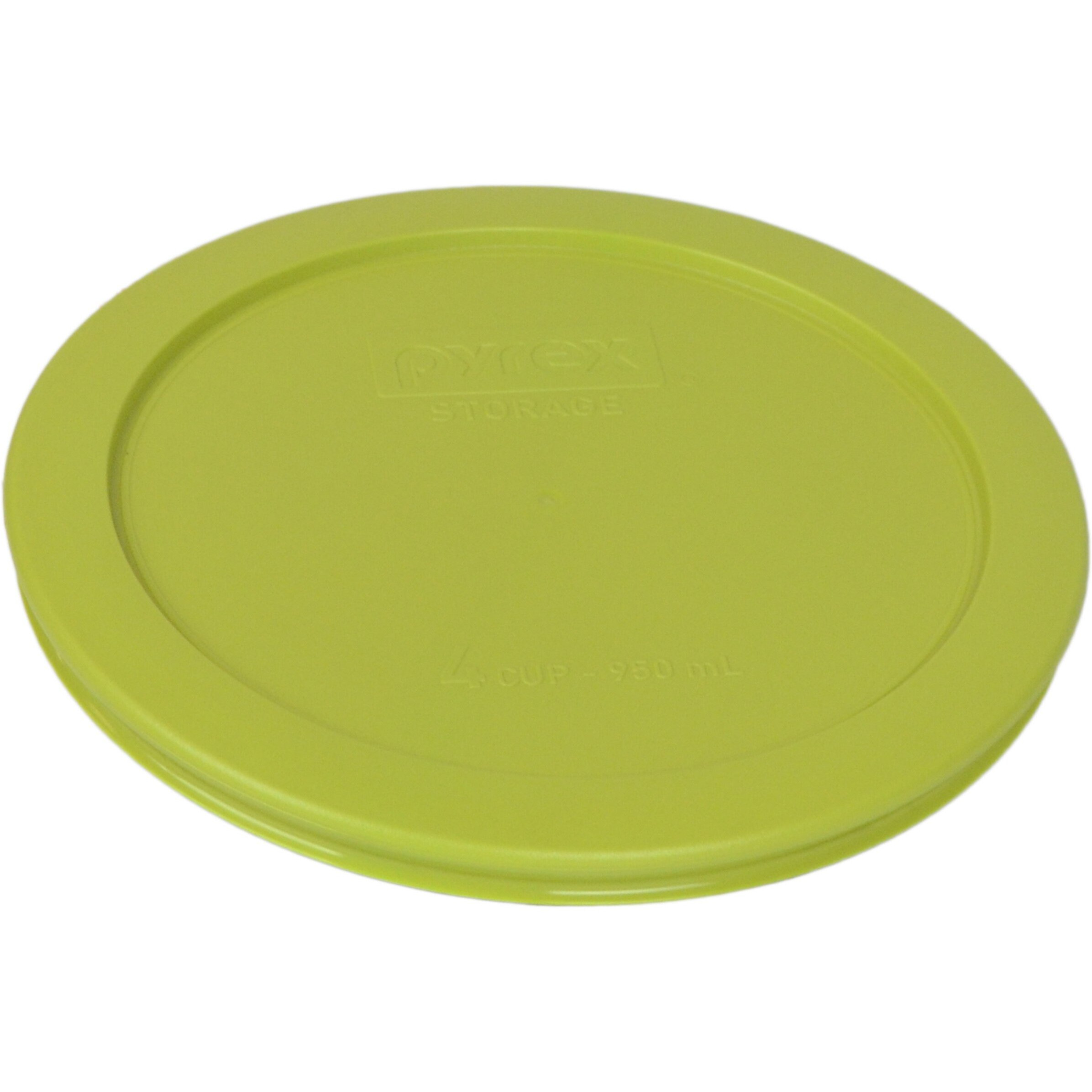 Pyrex (1) 7402-Pc Green, (1) 7200-Pc Lawn Green, & (1) 7201-Pc Edamame Green Plastic Storage Lid, Made In Usa