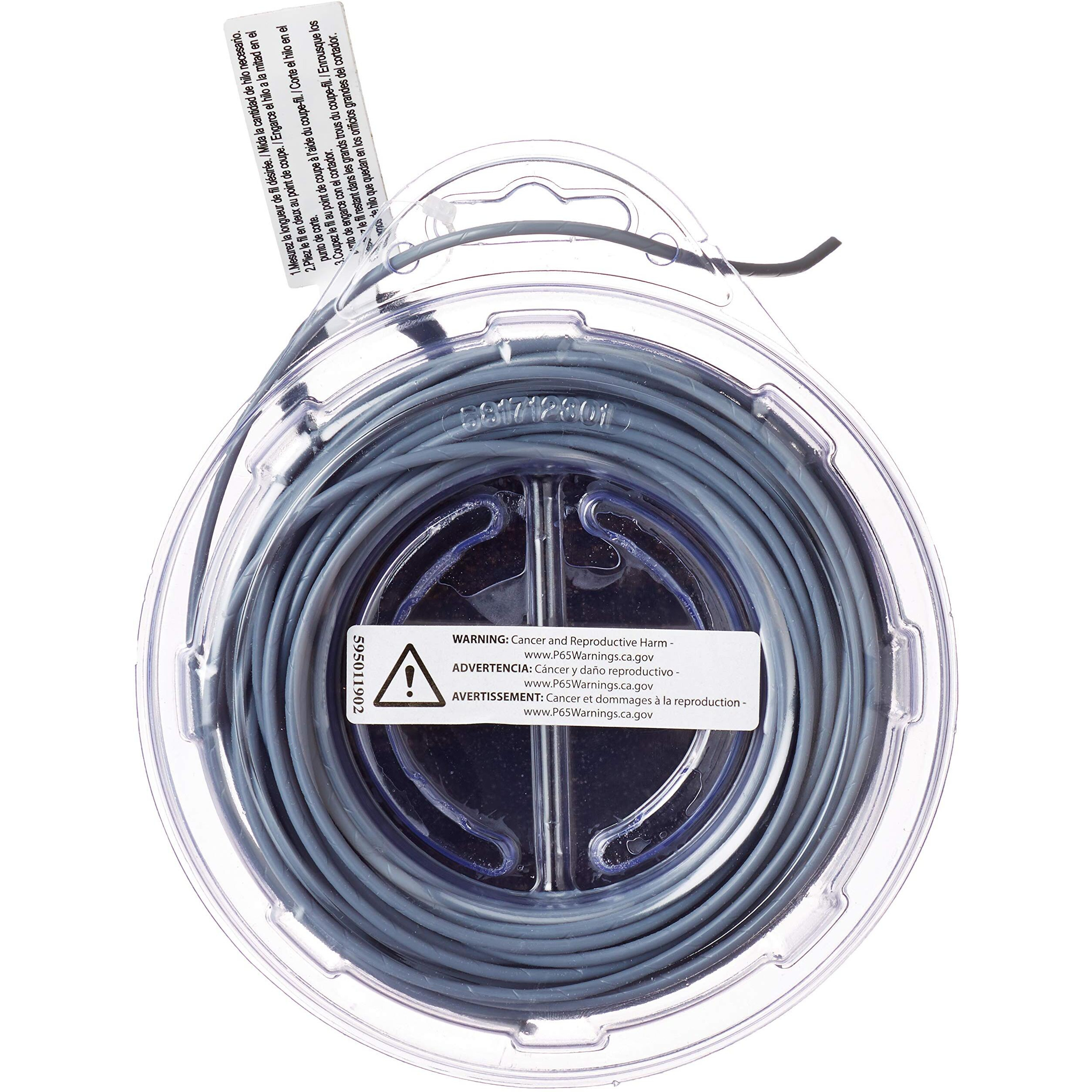 Husqvarna String Trimmer Line .095-Inch 50Ft Spool Titanium Force High Efficiency Long Life Faster Acceleration