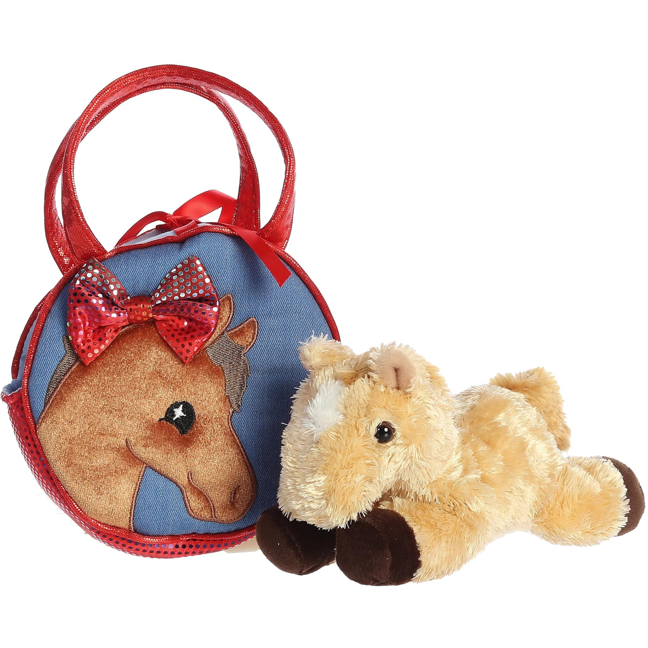 Aurora Fashionable Fancy Pals Pretty Pony Stuffed Animal - On-The-Go Companions - Stylish Accessories - Multicolor 7 Inches