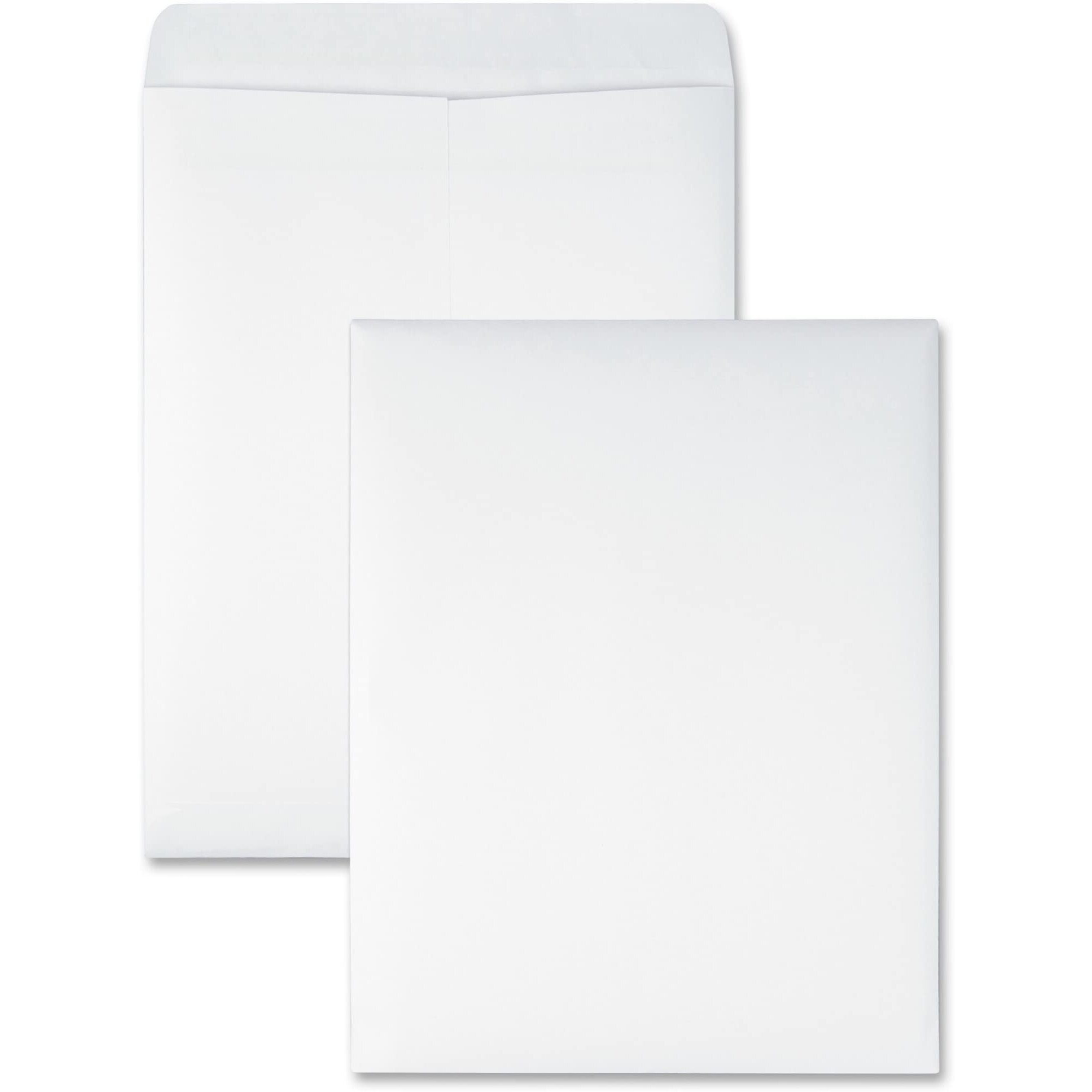 Quality Park 10 X 13 Catalog Envelopes, Redi-Seal Self-Sealing Closure, For Mailing, Storing, Organizing, 28 Lb White Wove, 100 Per Box (Qua43717)