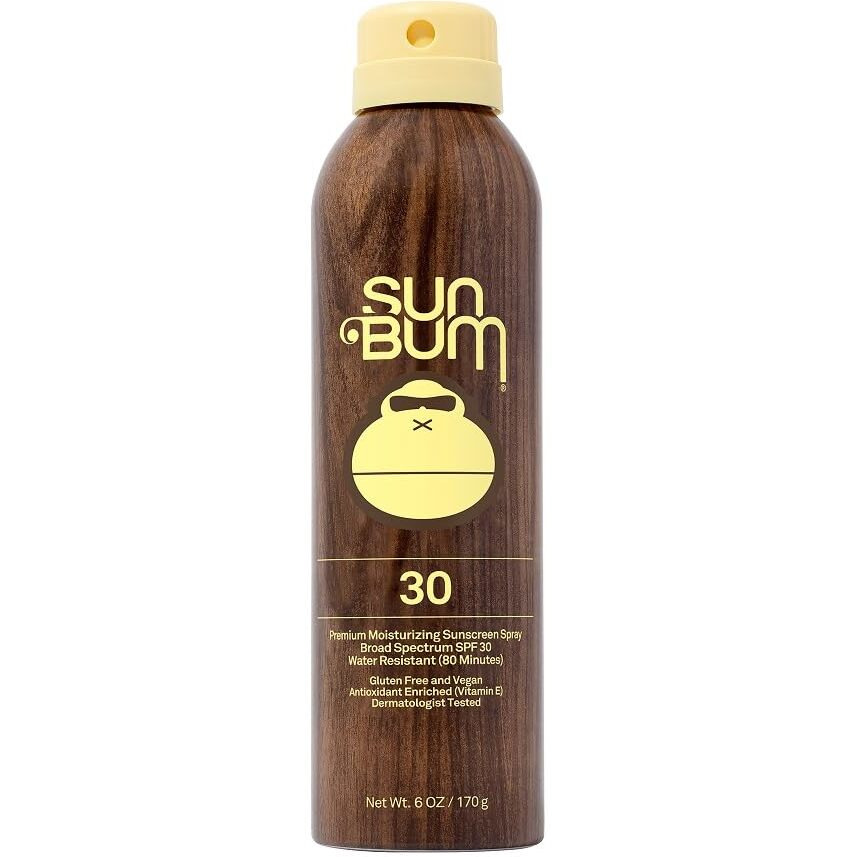 Sun Bum Original Spf 30 Sunscreen Body Spray | Broad Spectrum Moisturizing Sunblock With Vitamin E | Hawaii 104 Act Compliant (Octinoxate & Oxybenzone Free) | 6 Oz