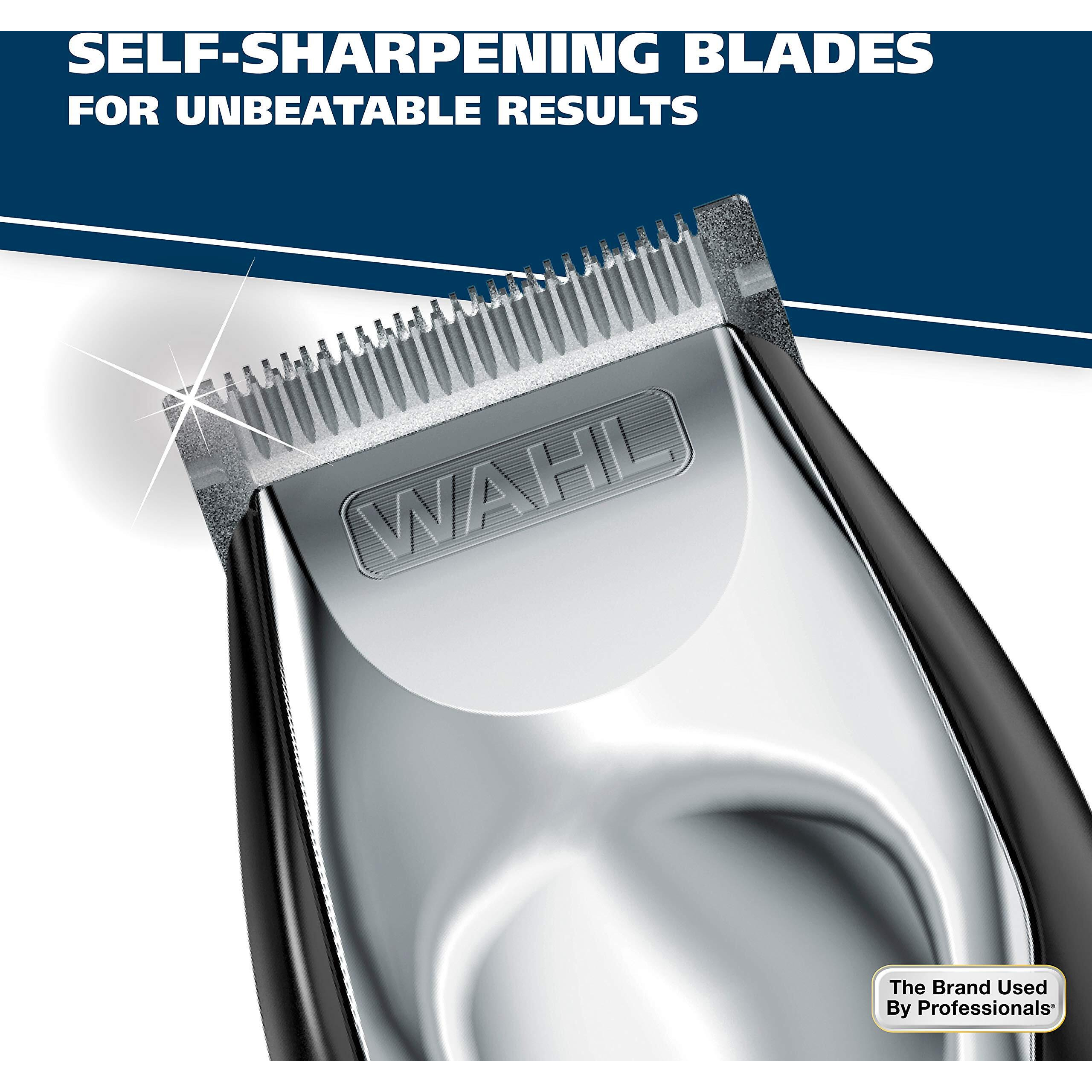 Wahl Usa Lithium Ion Total Beard Trimmer For Men With 11 Guide Combs For Easy Trimming, Detailing, & Grooming - Model 9888