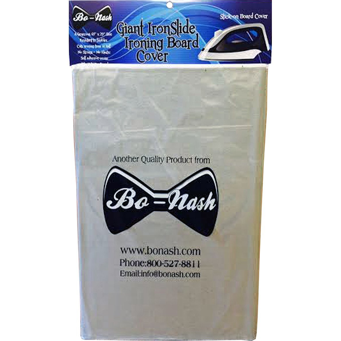 Bo-Nash Ironslide 2000 Tabletop Cover, 29 By 65-Inch,Silver