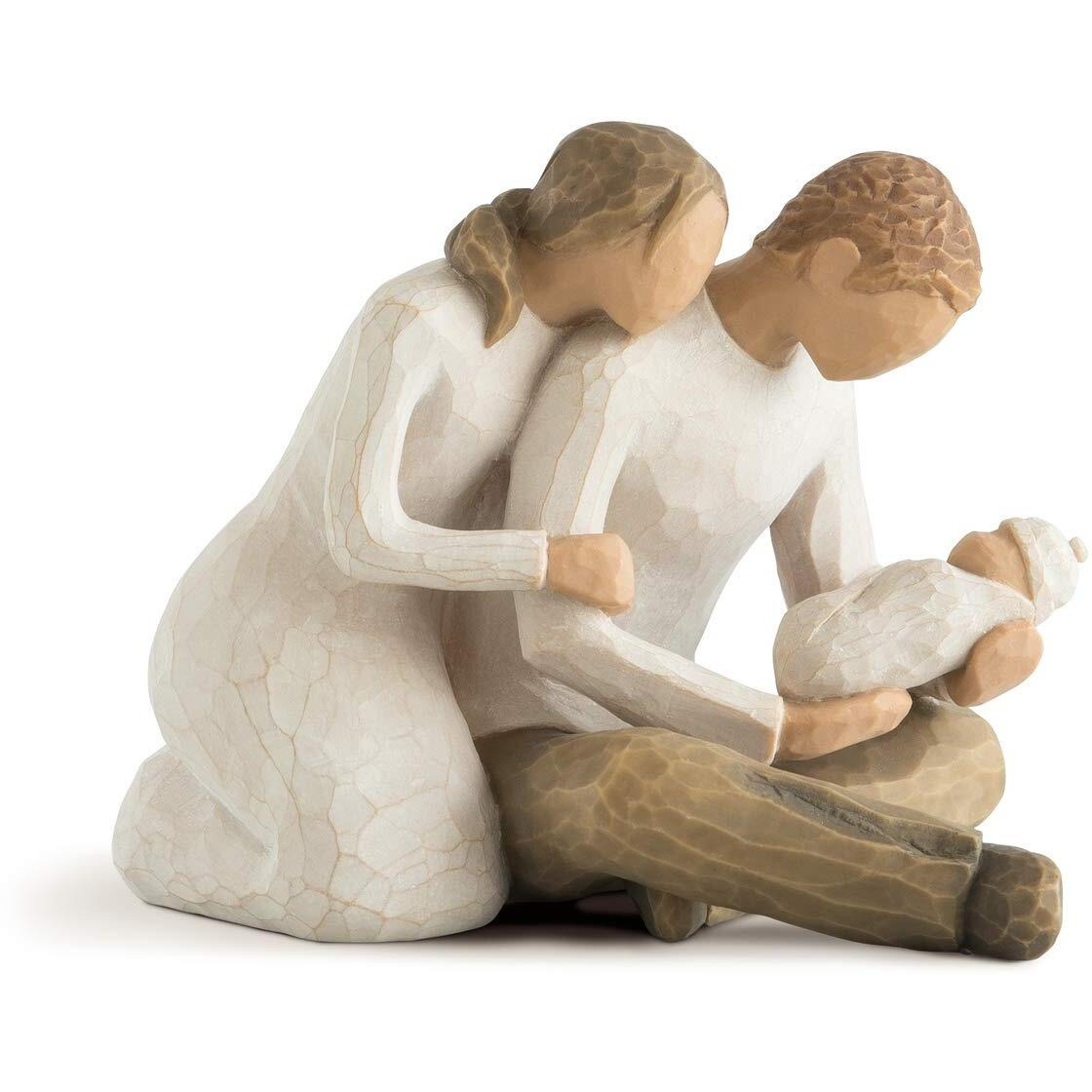 Willow Tree New Life, Celebrating The Miracle Of New Life, A Gift For First Time Parents Or Those Growing Their Families, Loving Relationships Between Parents And Child, Sculpted Hand-Painted Figure
