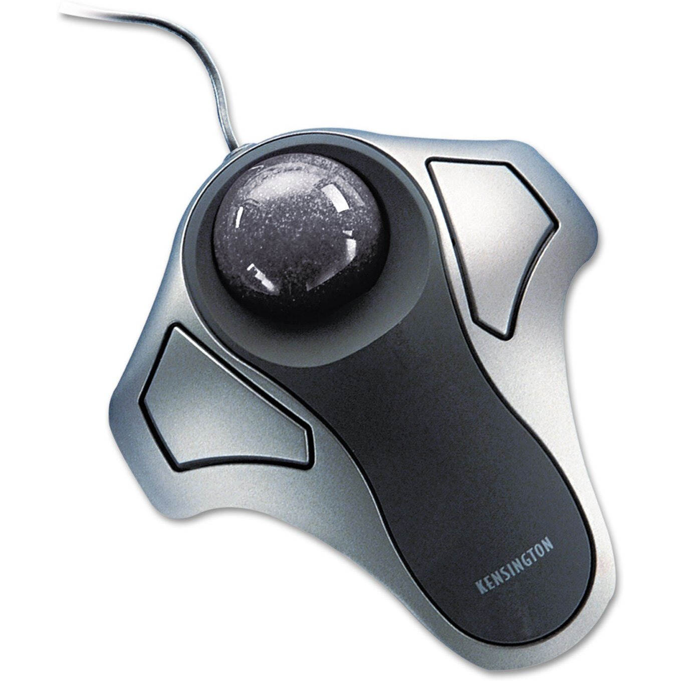 Kensington Orbit Optical Trackball Mouse, Usb 2.0, Left/Right Hand Use, Black/Silver