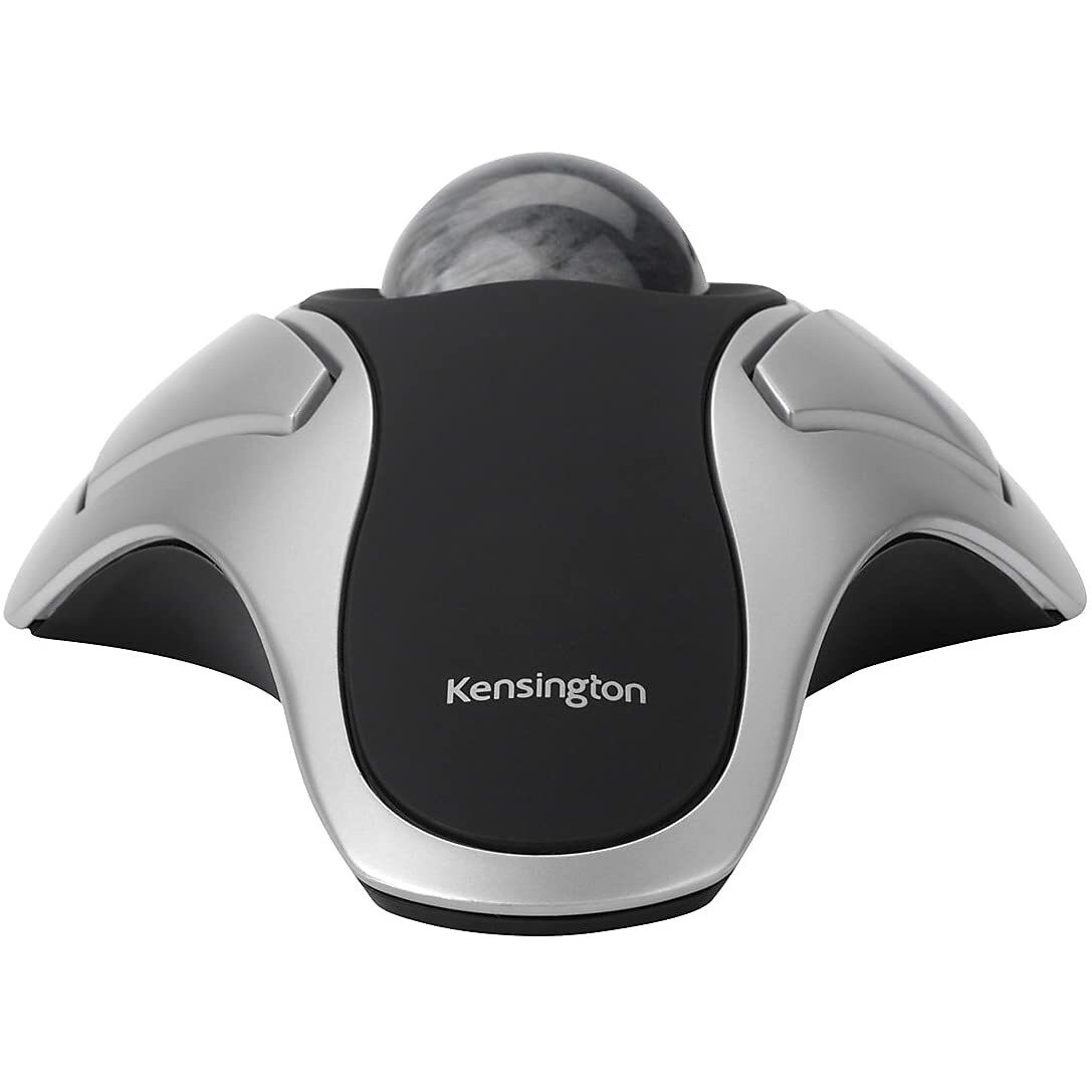 Kensington Orbit Optical Trackball Mouse, Usb 2.0, Left/Right Hand Use, Black/Silver