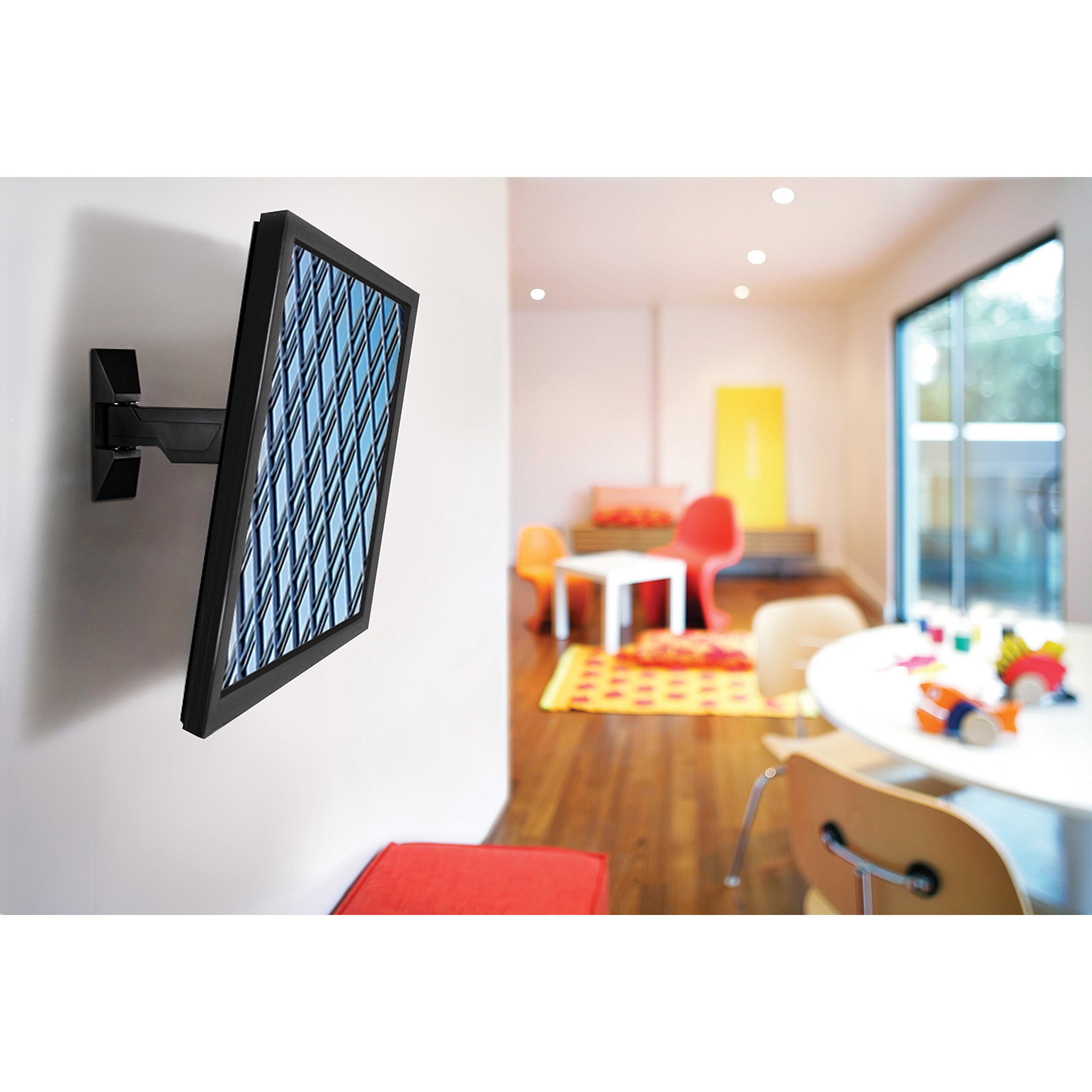 Omnimount Oc40Fm Full Motion Articulating Tv Mount For 13-37 Inch Flat Panel Tvs. Easy Single Stud Install And Supports Up To 40 Pounds, Black