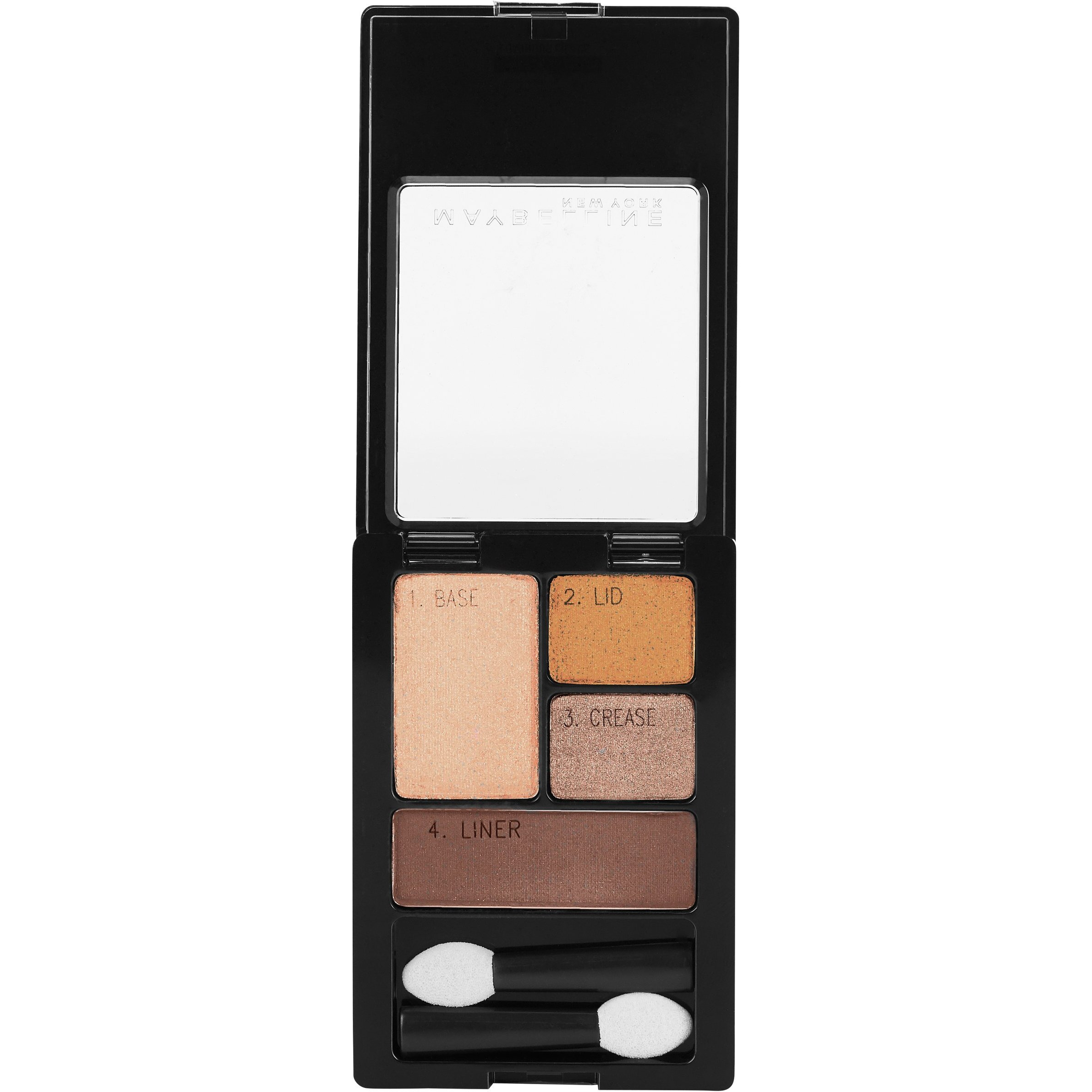 Maybelline Expert Wear Eyeshadow Quads, Chai Latte, 0.17 Oz.