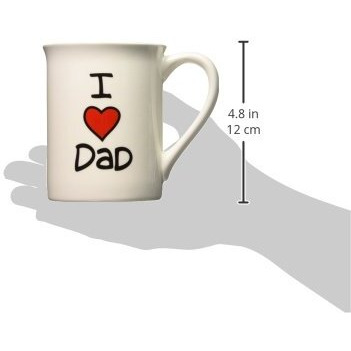 Our Name Is Mud I Heart Dad    Stoneware Mug, 16 Oz.
