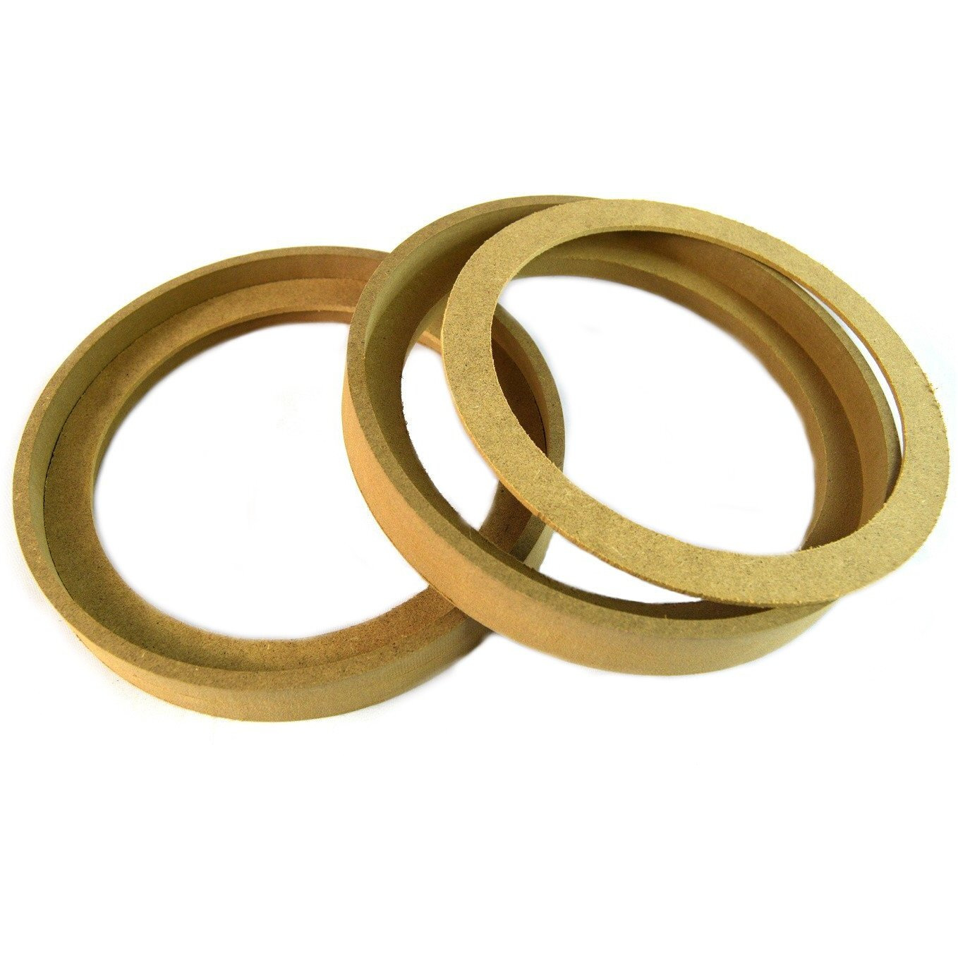 Audiopipe 1 Pair 8"" Ring-8Bz Universal Mdf Speaker Rings With Recess Bezel Mounting Spacer Recessed