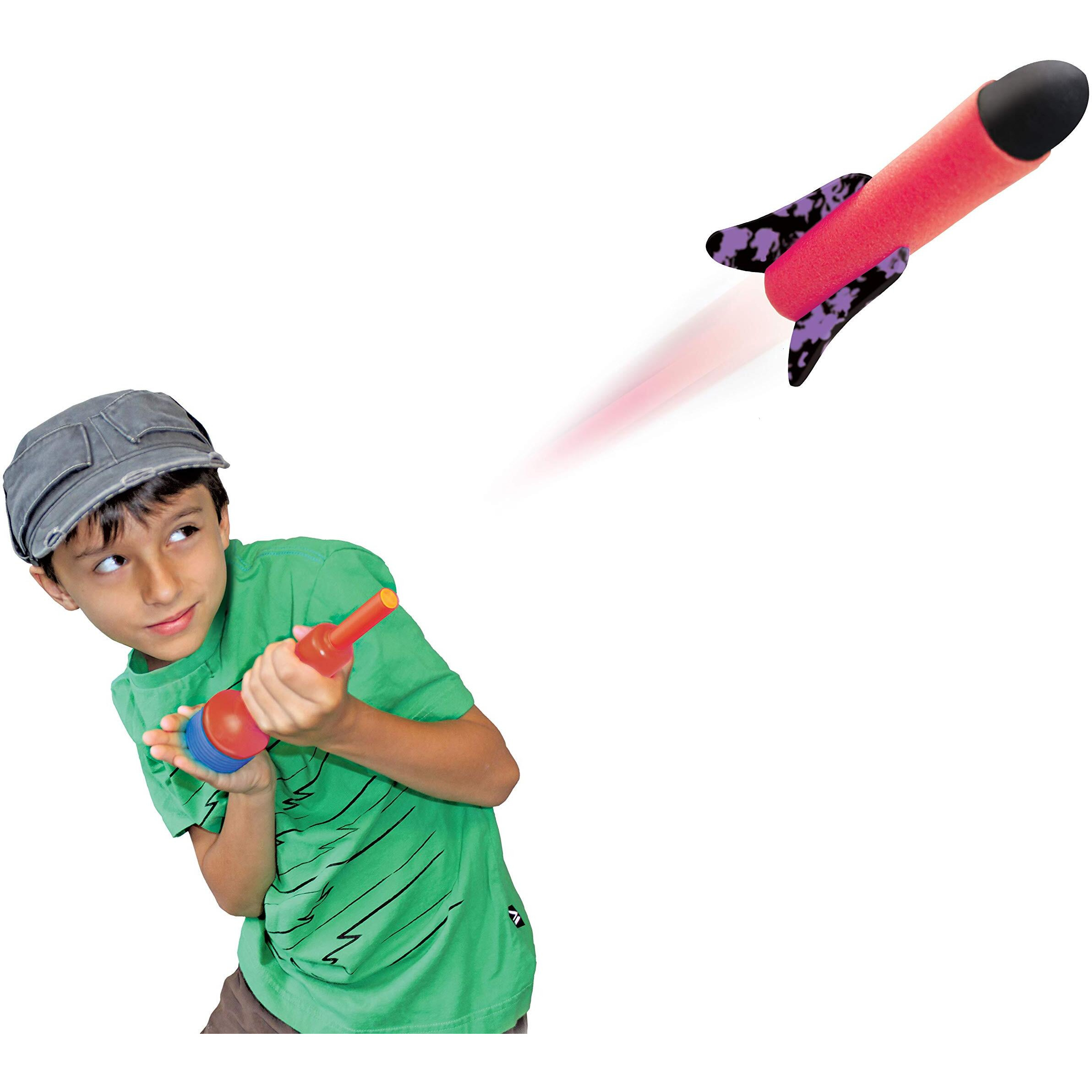Geospace The Original E-Z Launch Hand Held Slap Rocket From Pump Rocket (Slap Rockets) With Launcher & 3 Rockets