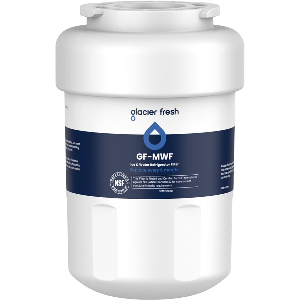 Glacier Fresh Replacement For Mwf Refrigerator Water Filters, Smartwater Mwfp, Mwfa, Gwf, Hdx Fmg-1, Wfc1201, Rwf1060, 197D6321P006, Kenmore 9991, 1 Pack