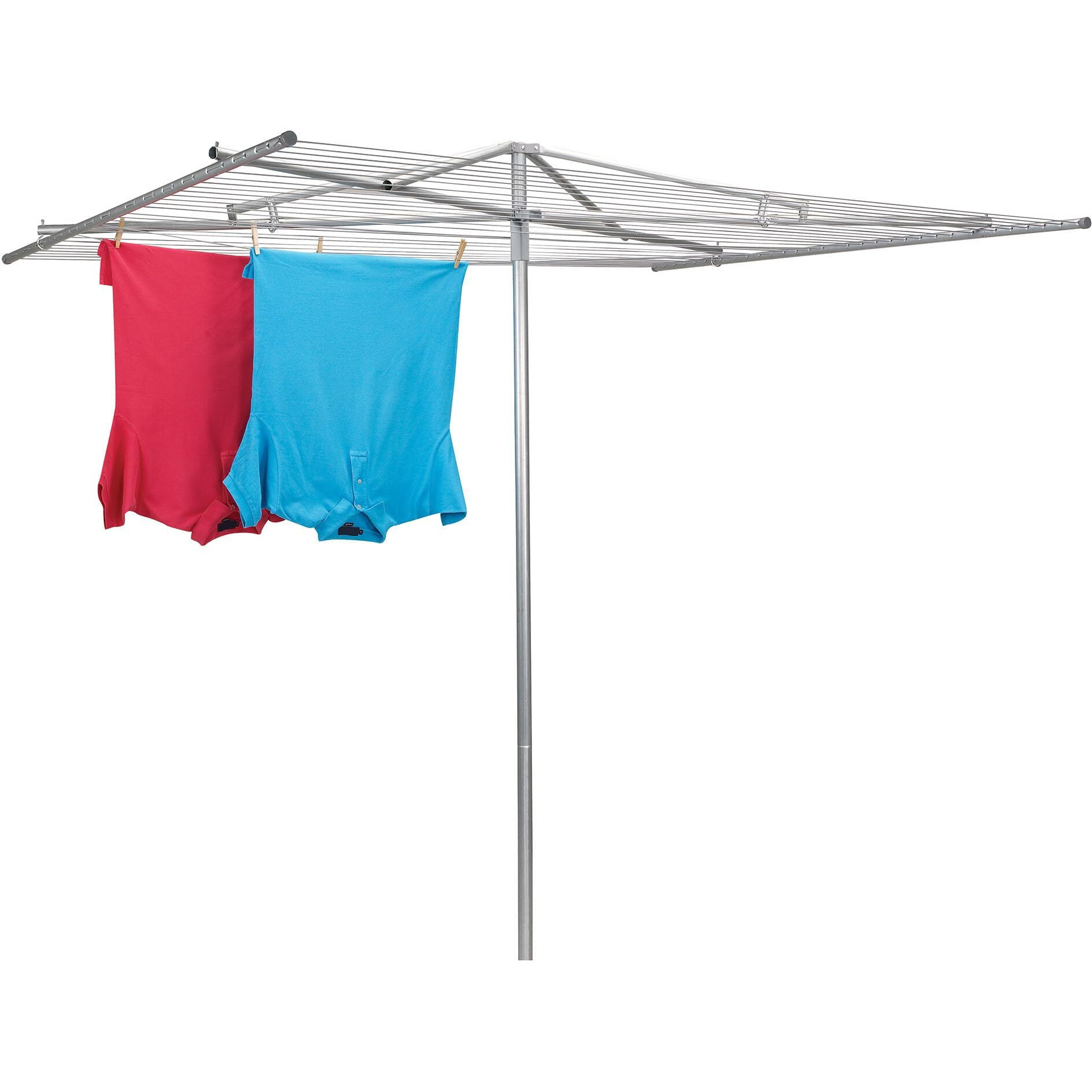 Household Essentials Parallel Clothesline Outdoor Dryer, 30 Lines With 210 Feet Of Drying Space, No-Rust Steel