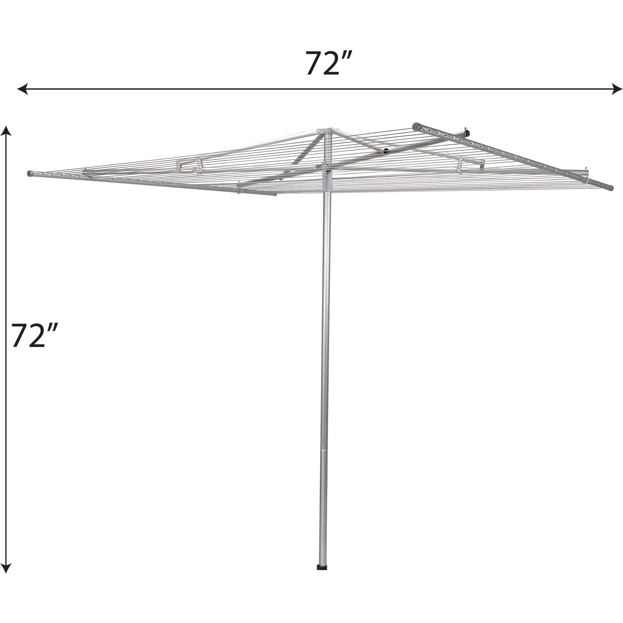 Household Essentials Parallel Clothesline Outdoor Dryer, 30 Lines With 210 Feet Of Drying Space, No-Rust Steel