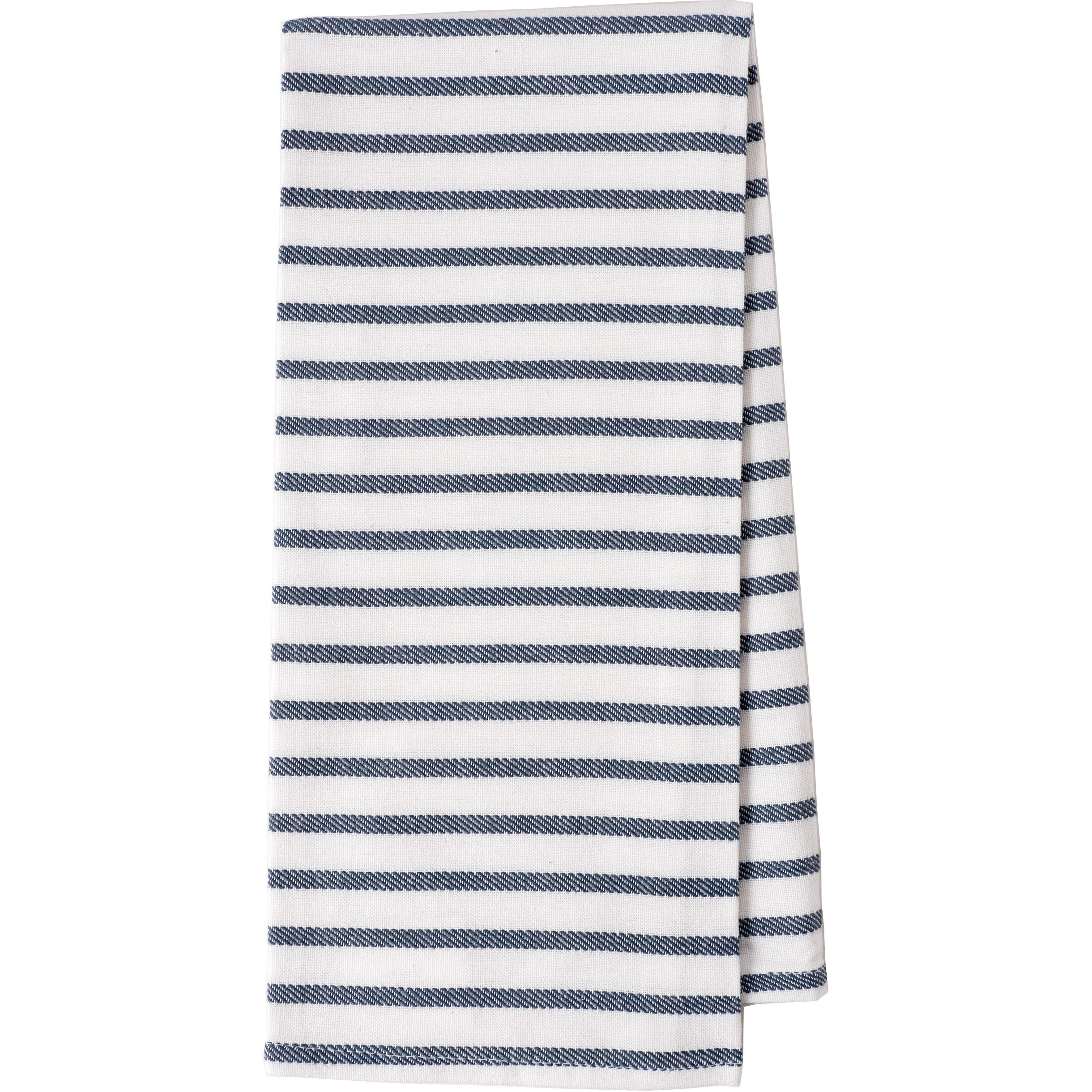 Kaf Home Pantry Nautical Knots Kitchen Dish Towel Set Of 4, 100-Percent Cotton, 18 X 28-Inch