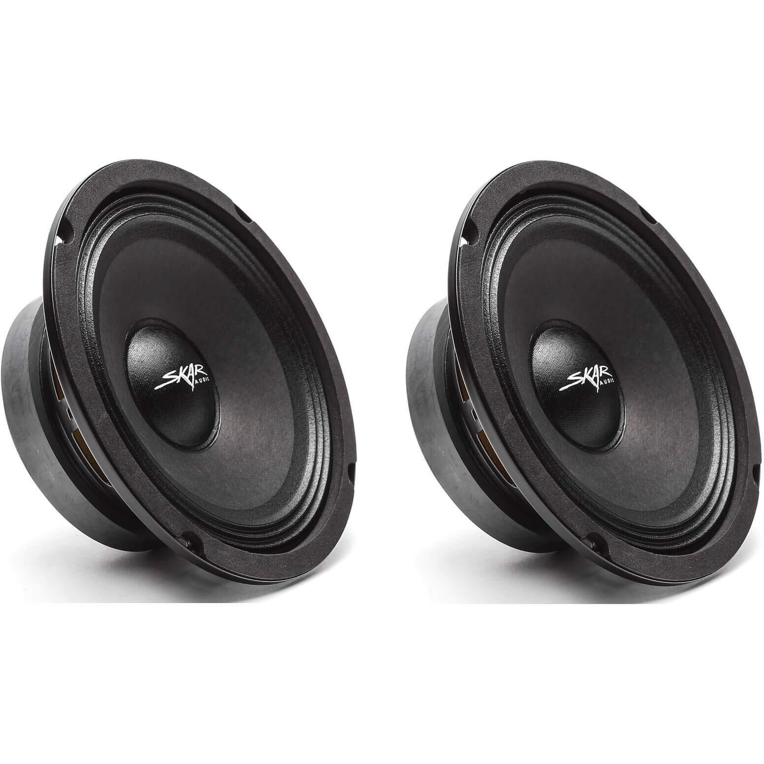 (2) Skar Audio Fsx65-8 300-Watt 6.5-Inch 8 Ohm Mid-Range Loudspeakers - 2 Speakers ((2) Fsx65-8)