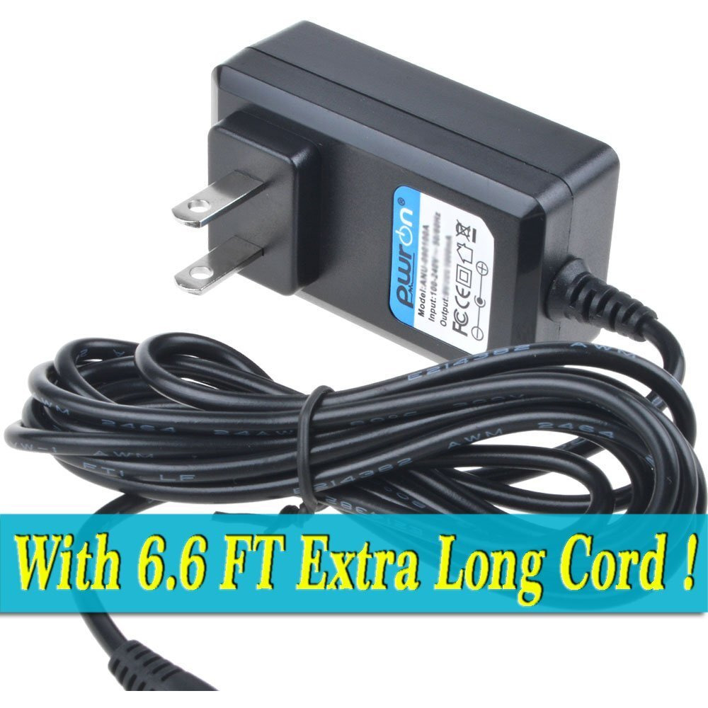 Pwron 6.6 Ft 6V Ac To Dc Power Adapter Charger Compatible With Fisher Price Cradle Swing (With 5.5Mm / 2.5Mm Barrel Plug Tip)