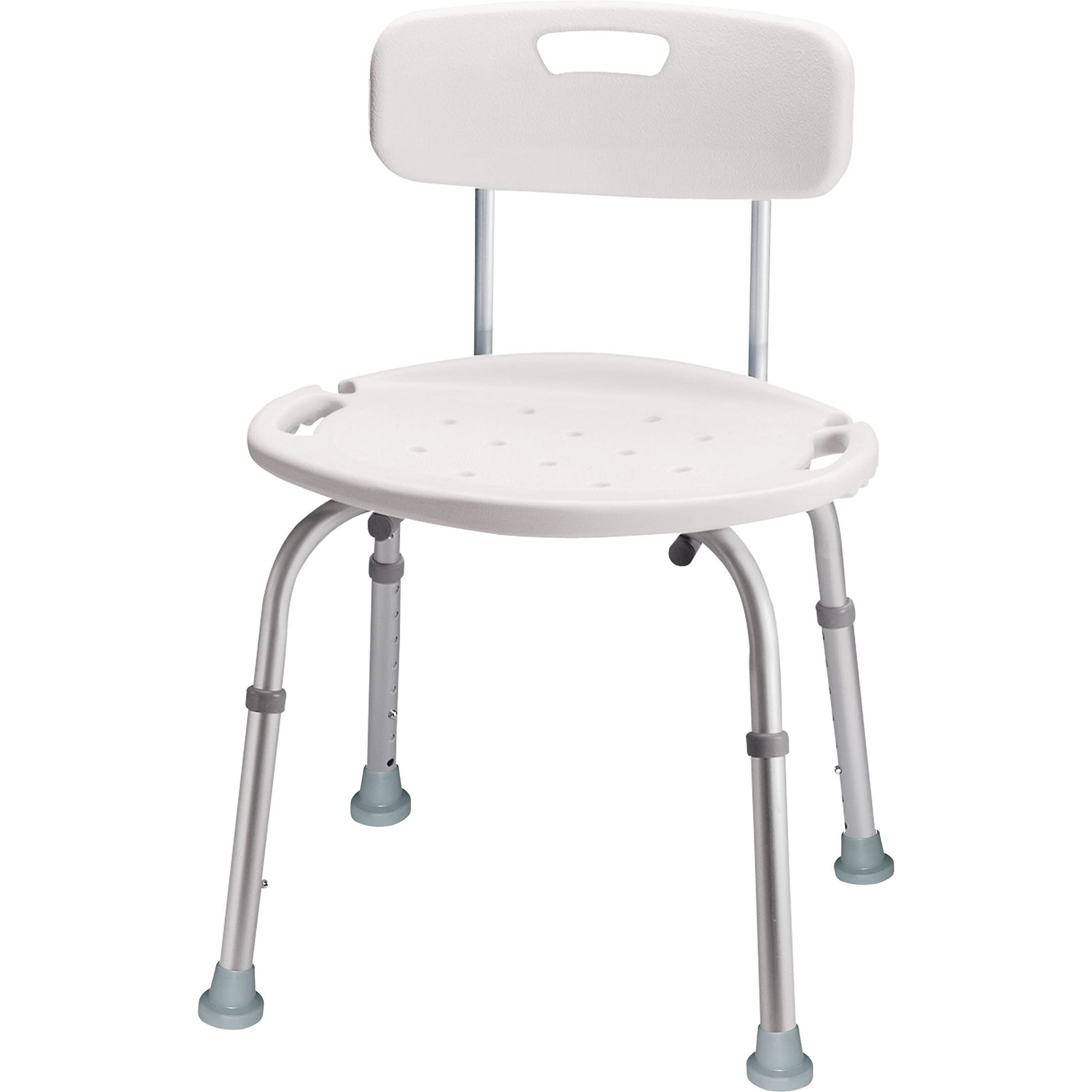 Carex Shower Chair With Back, Bath Chair And Shower Seat For Elderly, Handicap, And Disabled, 350Lbs, Easy Assembly