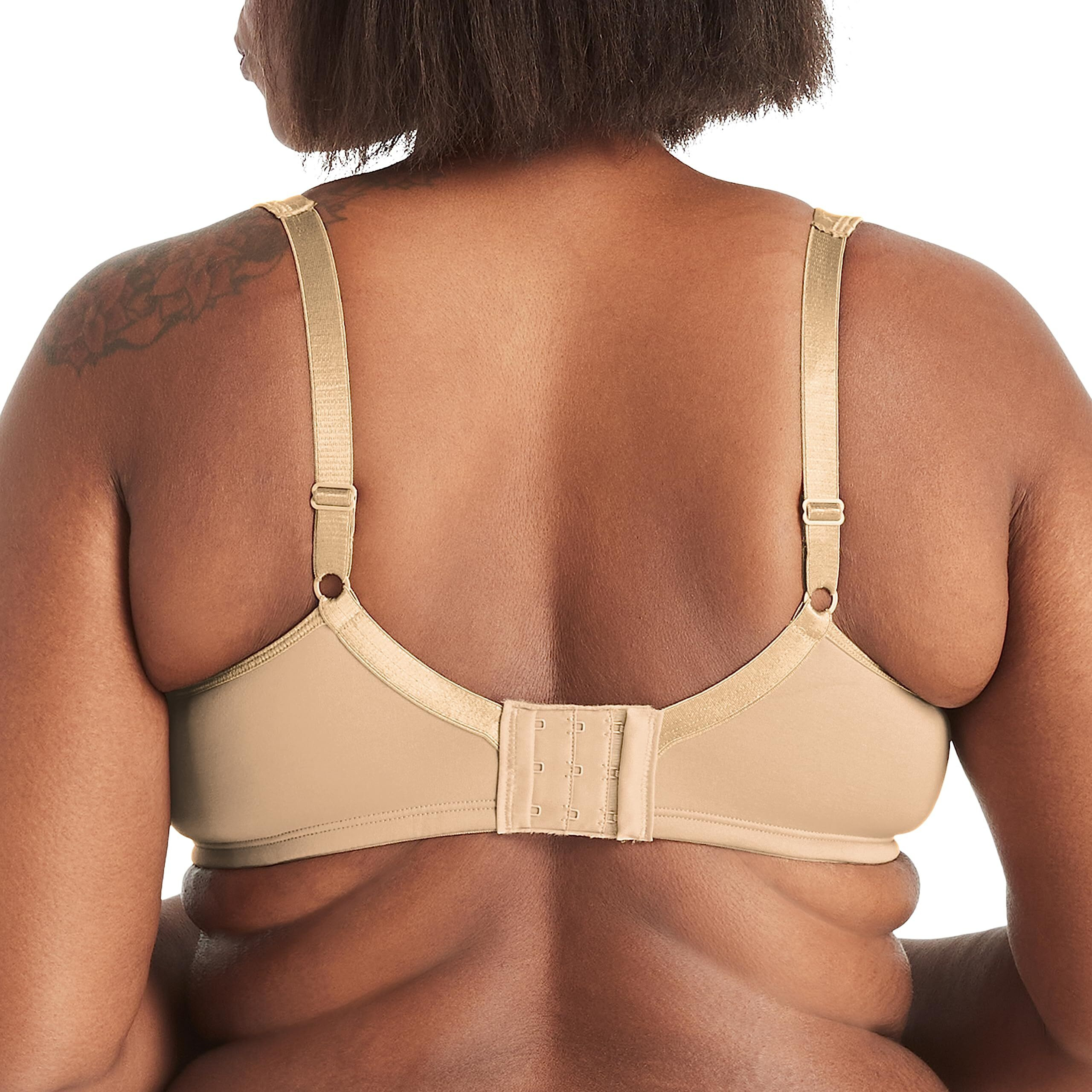Playtex Womens 18 Hour Silky Soft Smoothing Wireless Us4803 Available With 2-Pack Option Bras, Nude, 38Dd Us