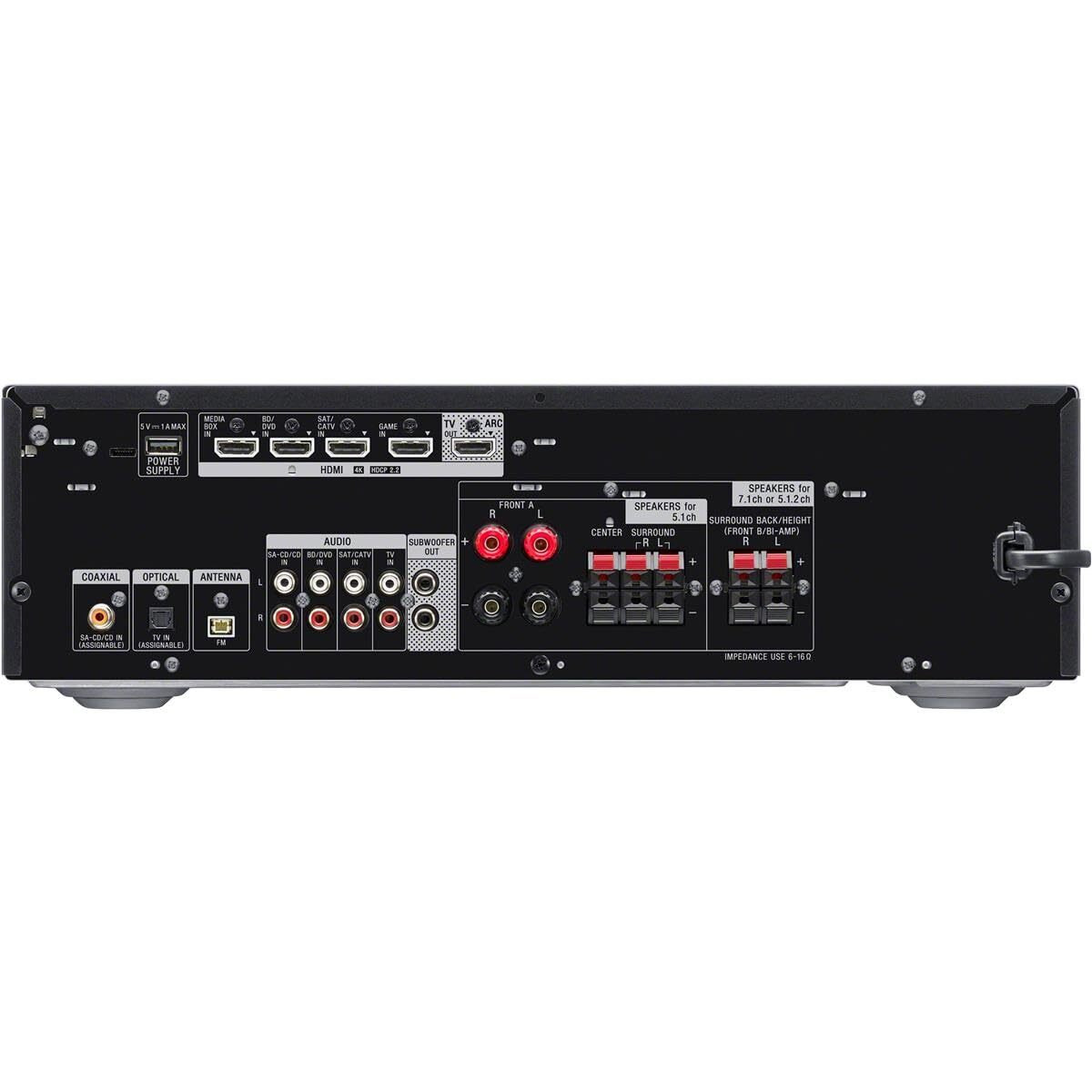 Sony Str-Dh790 7.2-Ch Surround Sound Home Theater Av Receiver 4K Hdr, Dolby Atmos & Bluetooth Black