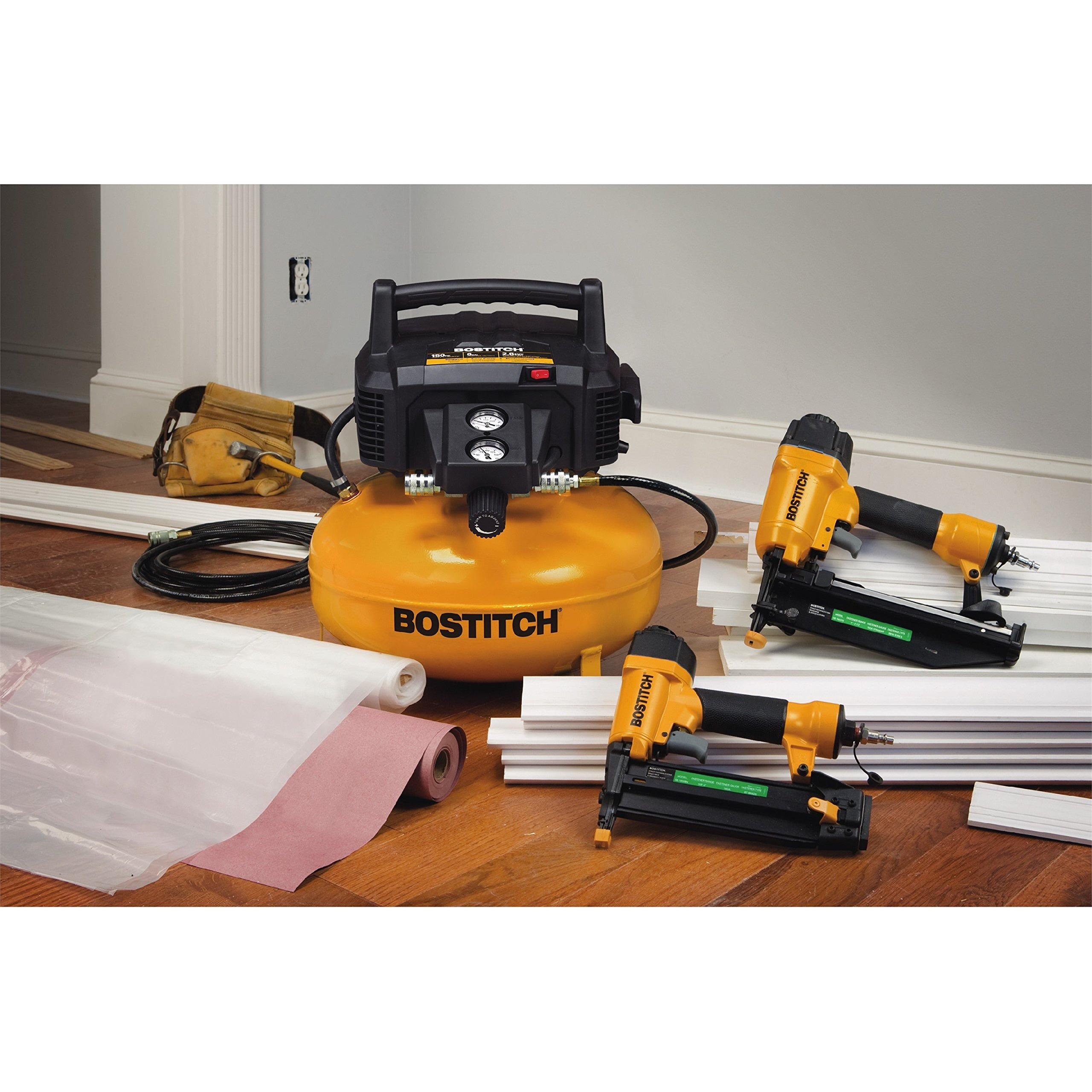 Bostitch Btfp2Kit 2-Tool And Compressor Combo Kit