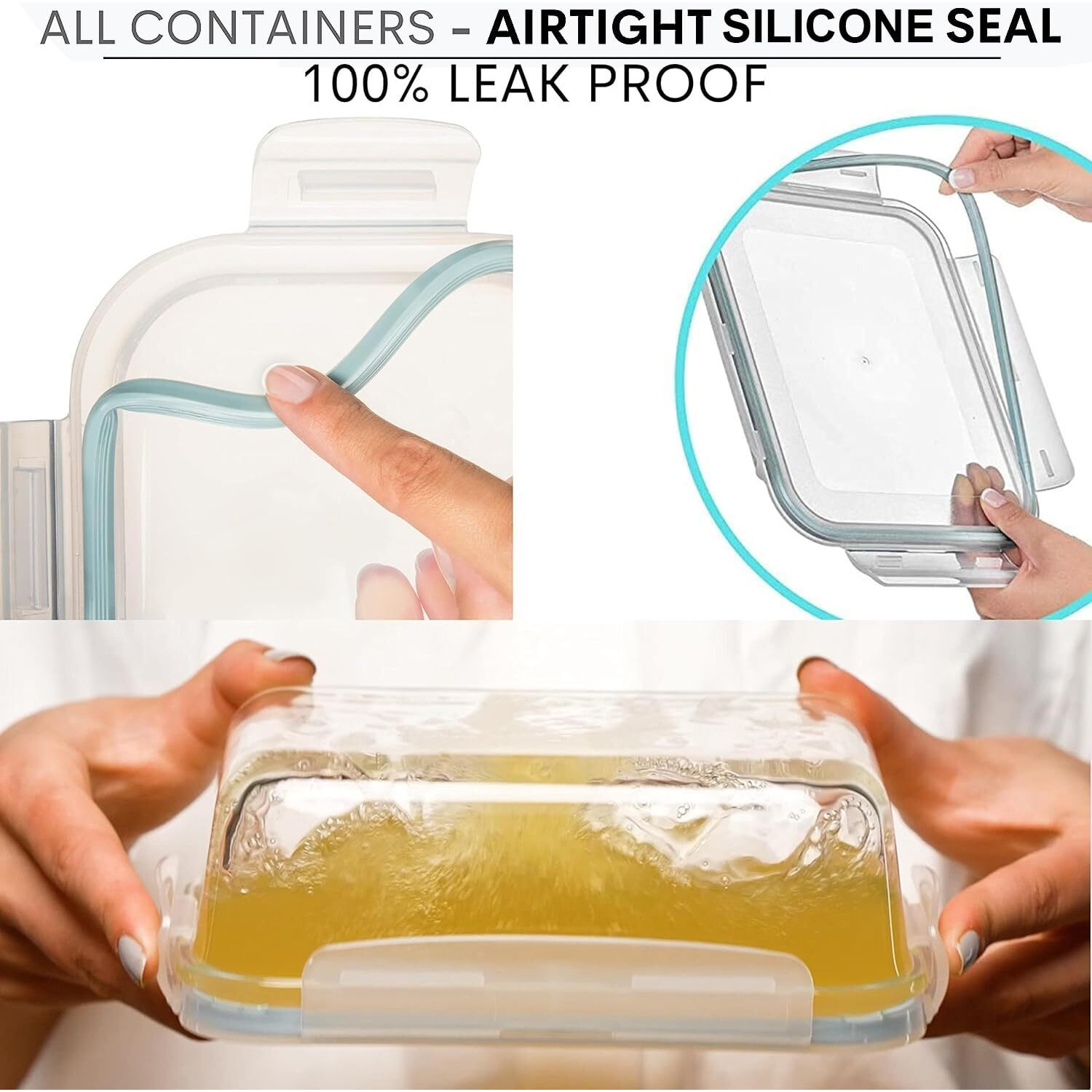 Glass Food Storage Containers With Lids 30 Oz 16 Pc (Set Of 8) Airtight Large Reusable Leak Proof Bpa Free Food Prep Containers Freezer To Oven Safe