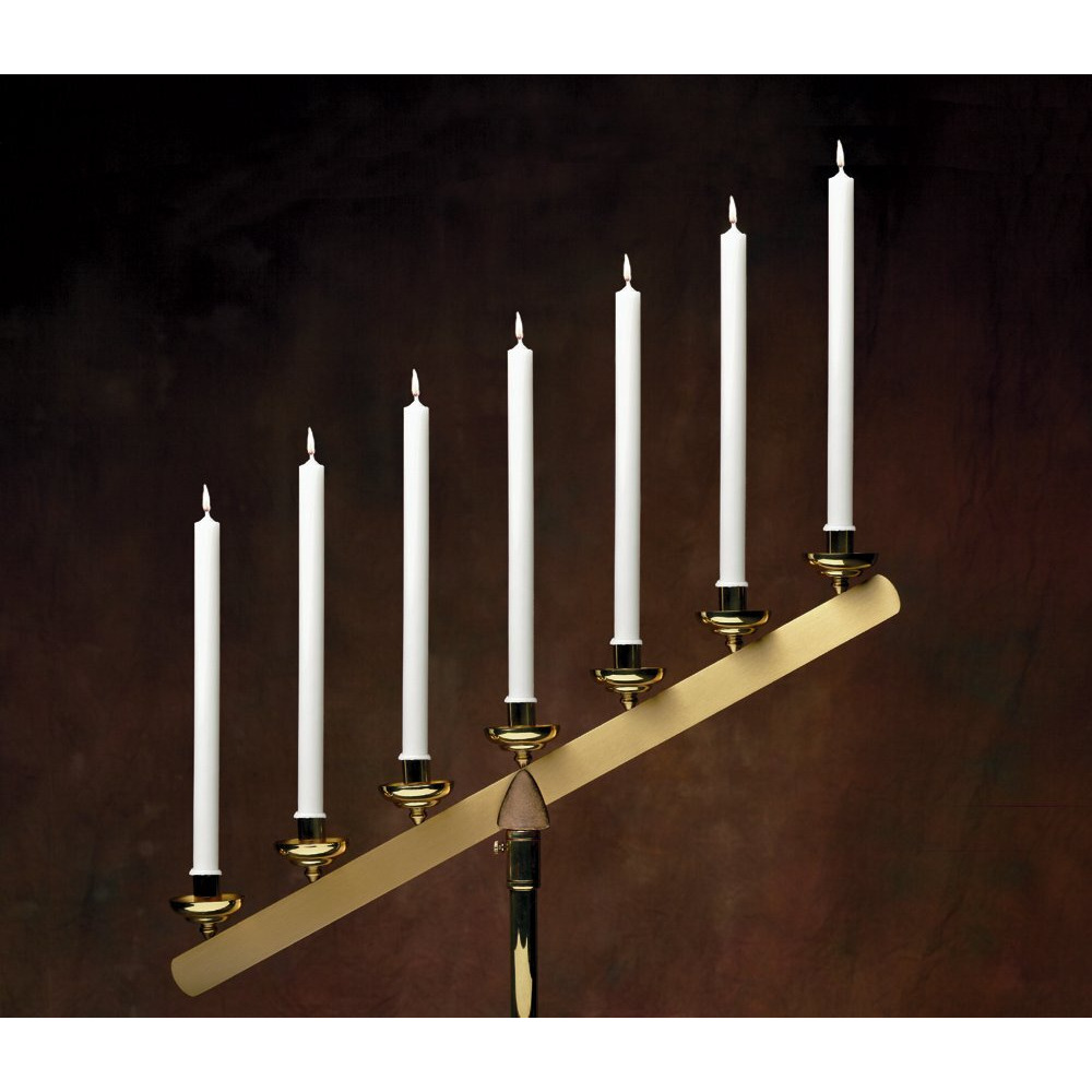 Emkay Altar Candles 12 X 7/8 - 51% Beeswax (24 Pack)