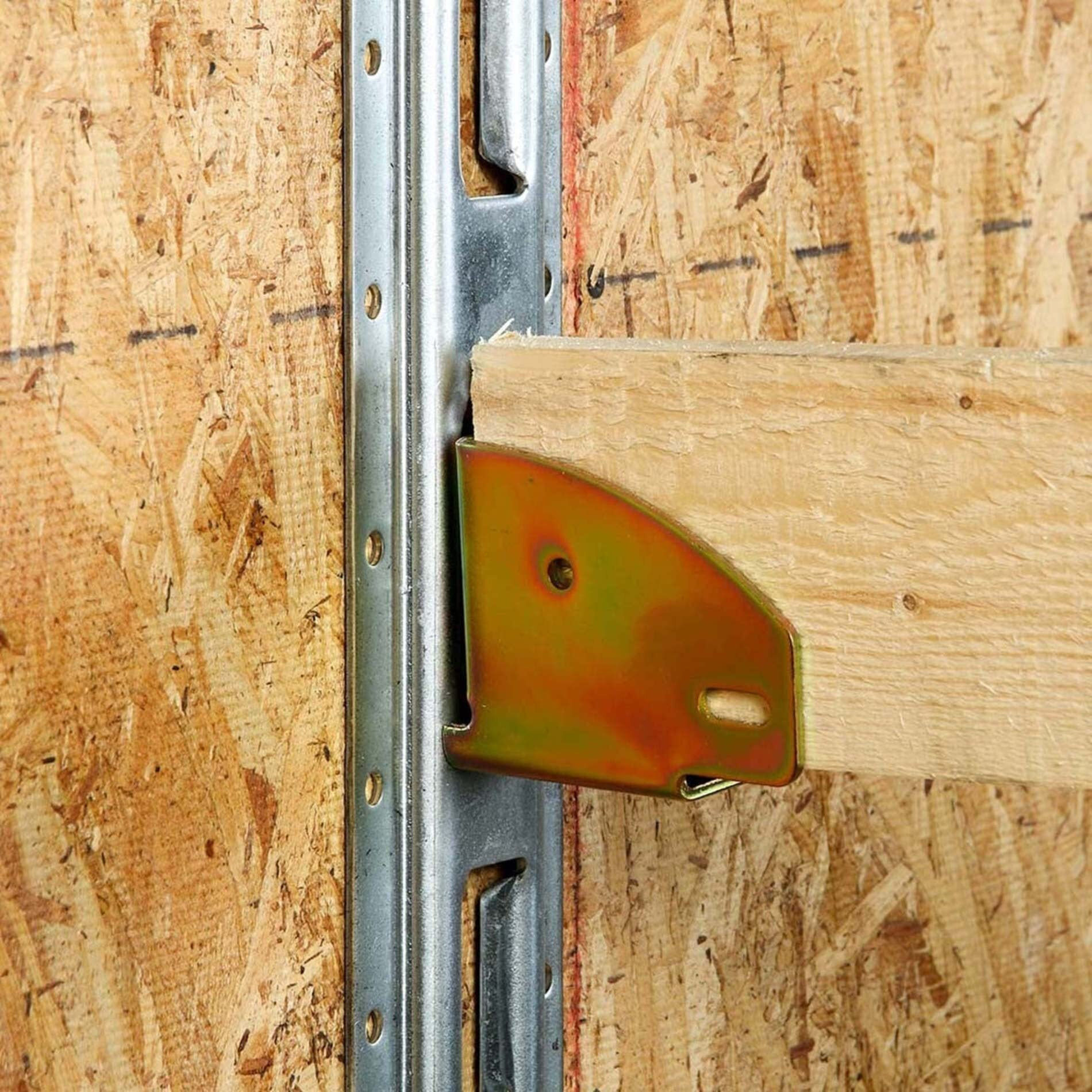 Dc Cargo E-Track Wood Beam End Socket Shelf Brackets For Custom Storage - Pack Of 10 - E Track Accessories For Enclosed Trailers -Ideal For 2X4 & 2X6 In Trucks, Trailers, Vans, Rvs- Etrack Accessories