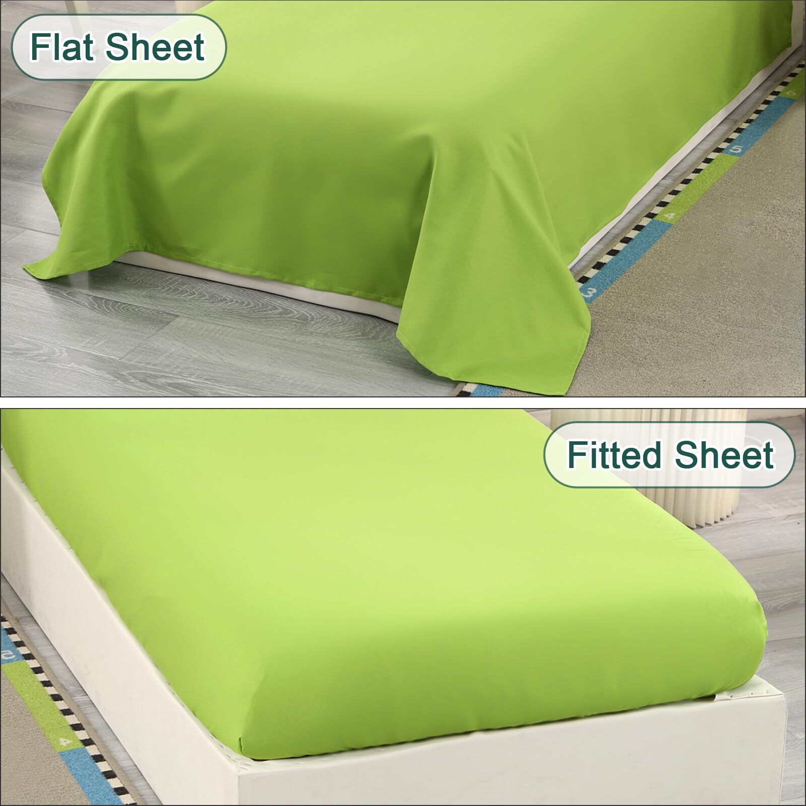 Wowelife Soccer Bedding Set Green Queen 5 Pieces Soccer Comforter Set For Boys And Girls Queen Size Kids Bed In A Bag With Comforter, Sheets And 2 Pillowcases