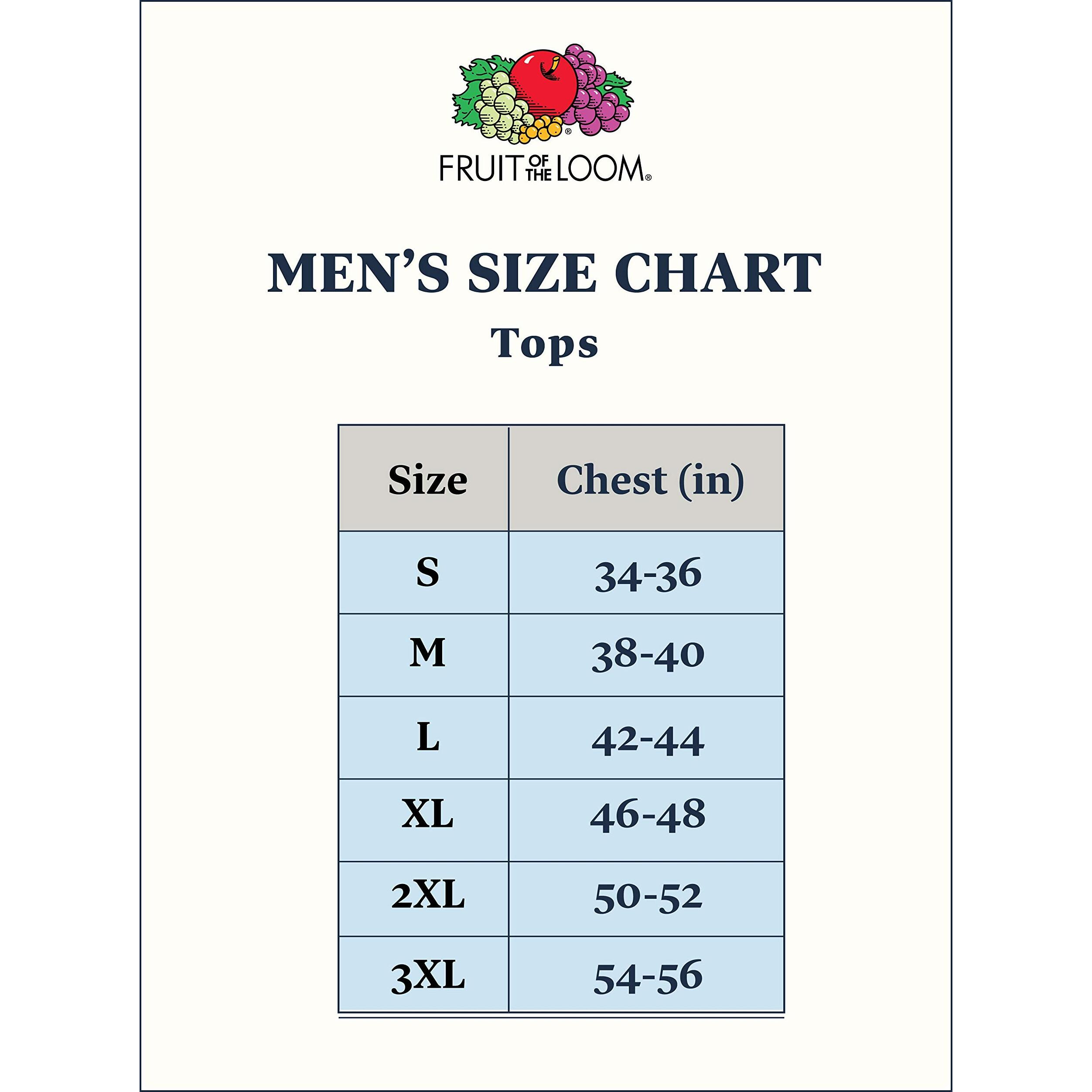 Fruit Of The Loom Men's A-Shirt, White (10 Pack), Medium