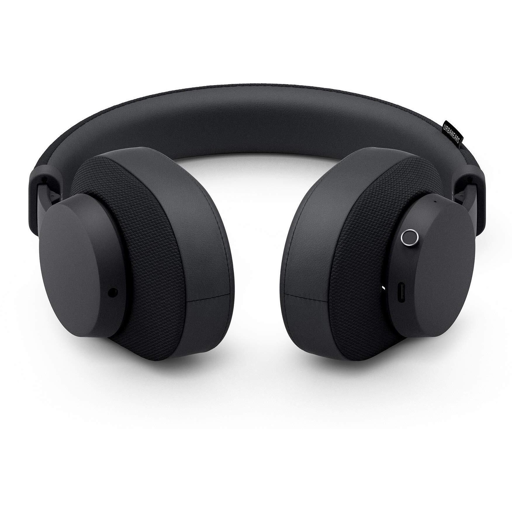 Urbanears Pampas Over-Ear Bluetooth Headphohones, Charcoal Black, Small