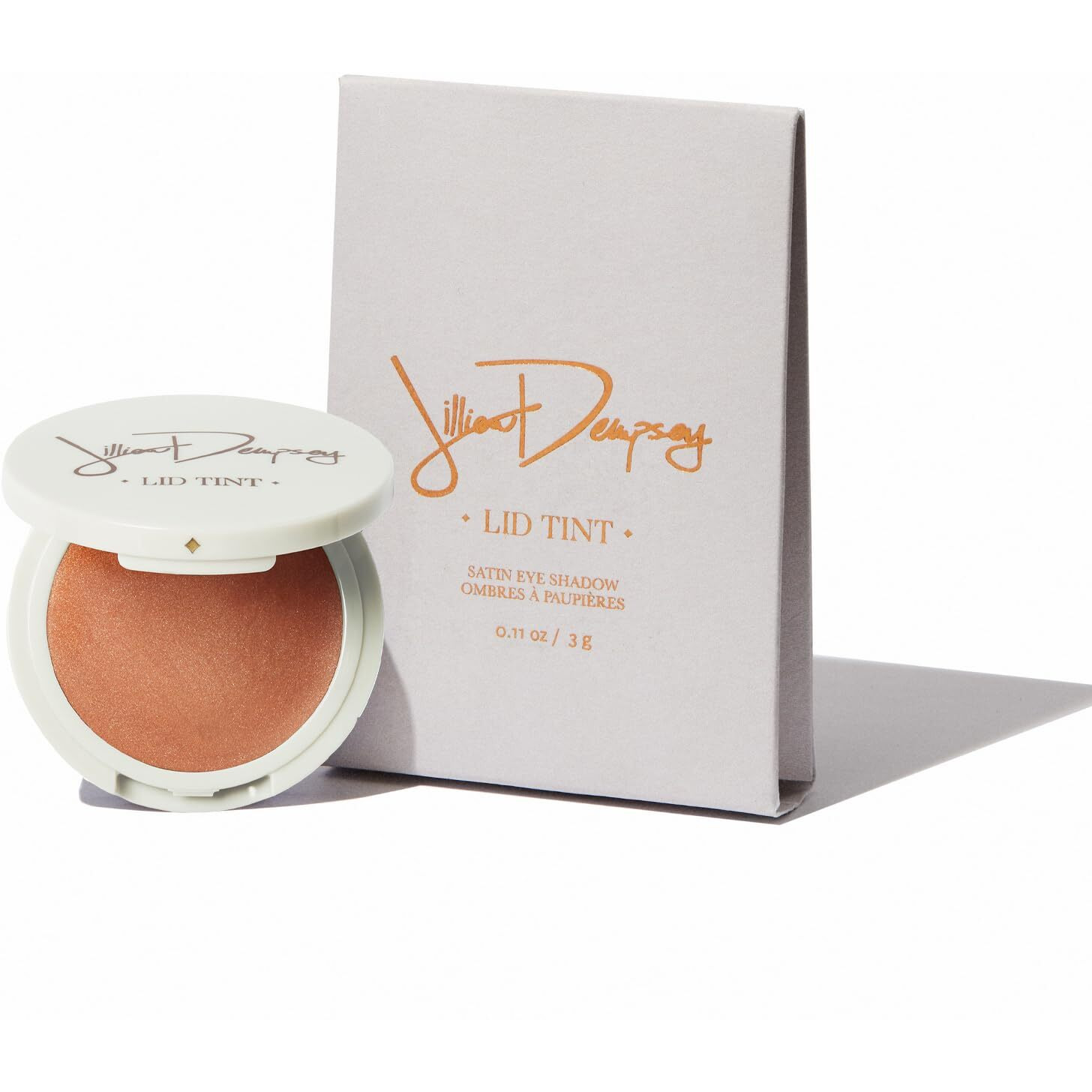 Jillian Dempsey Lid Tint Satin Cream Eyeshadow I Easy Application For A Natural Shimmer Or A Layered Matte Finish I Glimmer