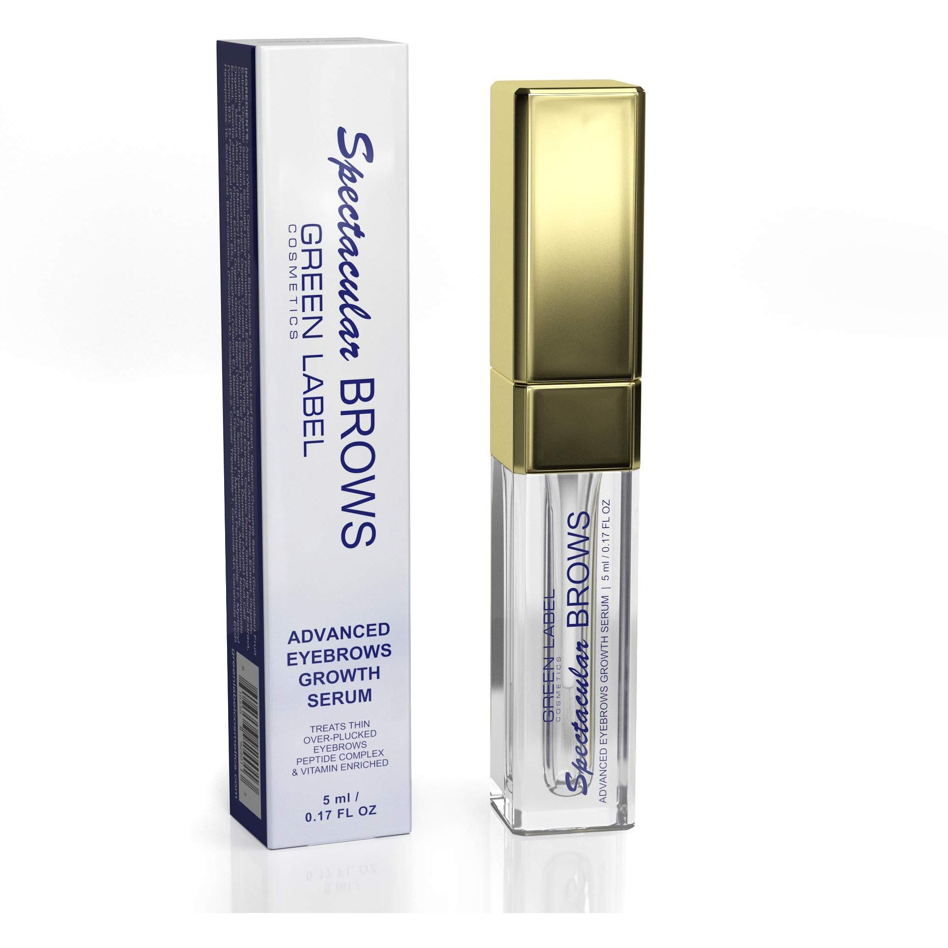 Spectacular Brows - Brow Enhancer And Brow Growth Serum - Eyebrow Growth Enhancer- Eyebrow Growth Serum With Biotin & Natural Peptides. For Thin, Over-Plucked Eyebrows. Lash & Brow Growth Products