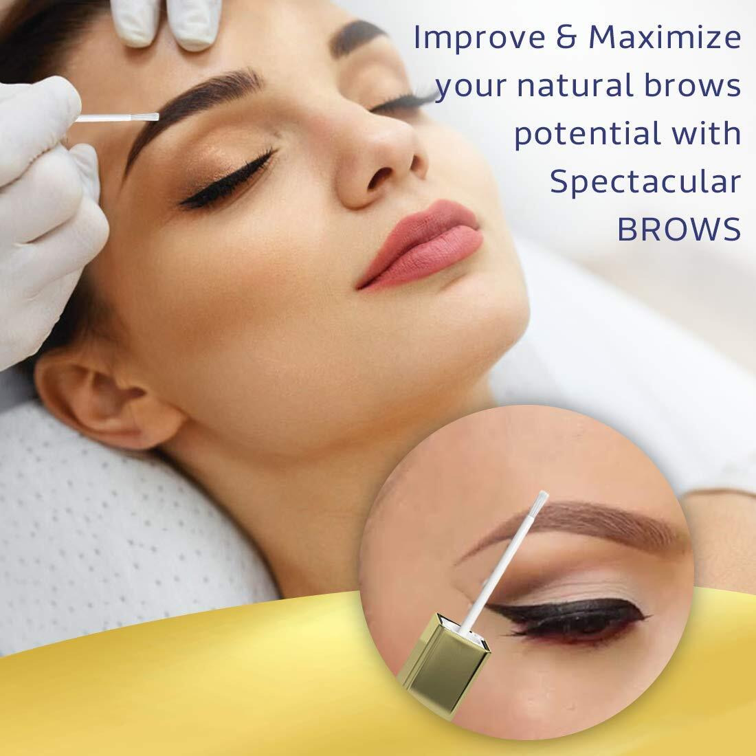 Spectacular Brows - Brow Enhancer And Brow Growth Serum - Eyebrow Growth Enhancer- Eyebrow Growth Serum With Biotin & Natural Peptides. For Thin, Over-Plucked Eyebrows. Lash & Brow Growth Products